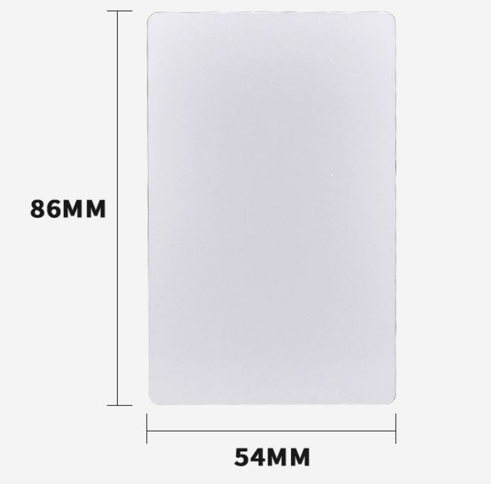 10 x Sublimation Metal Business Cards - Mackie Direct