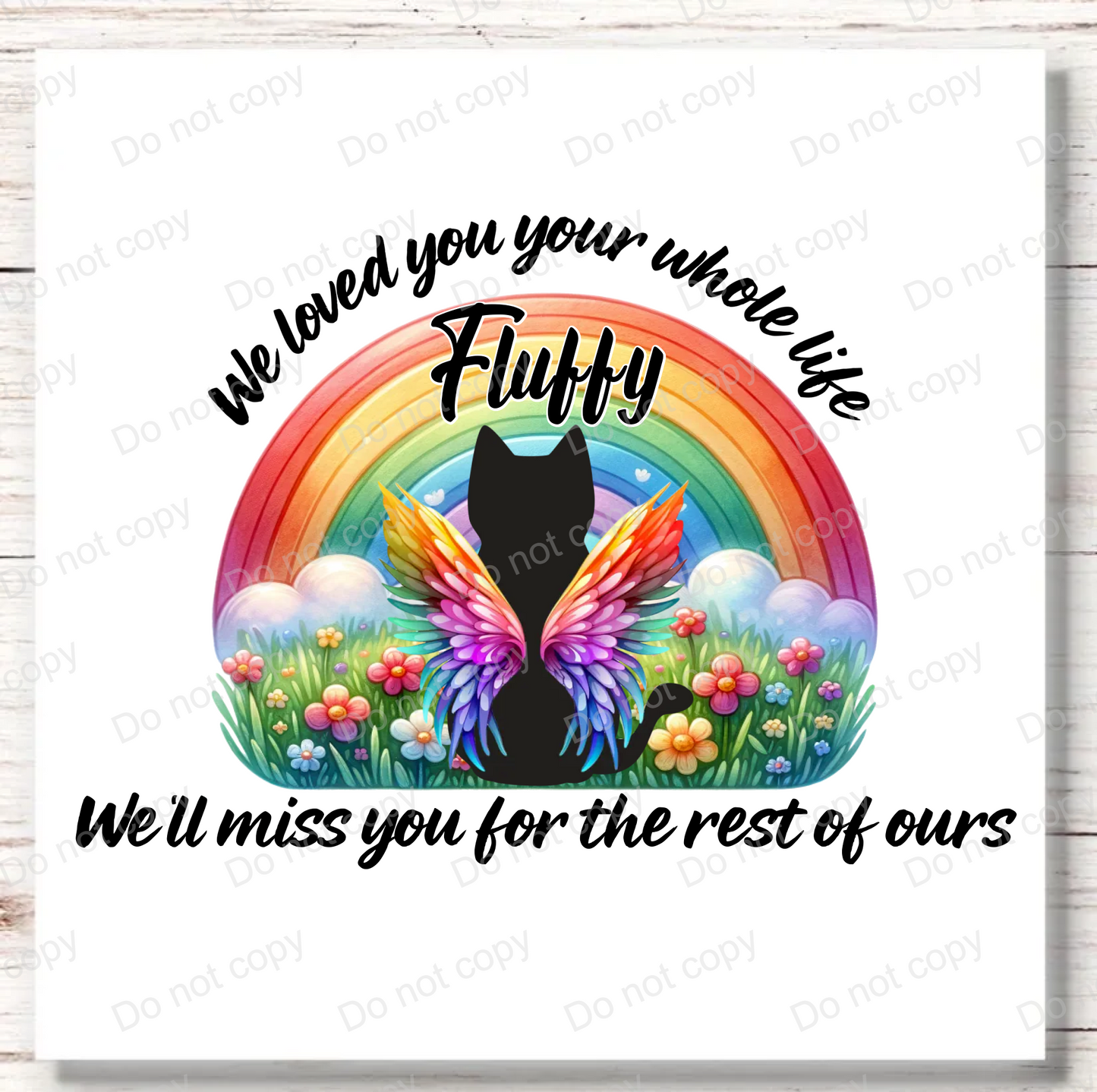 UVDTF Rainbow Bridge, Pet memorial