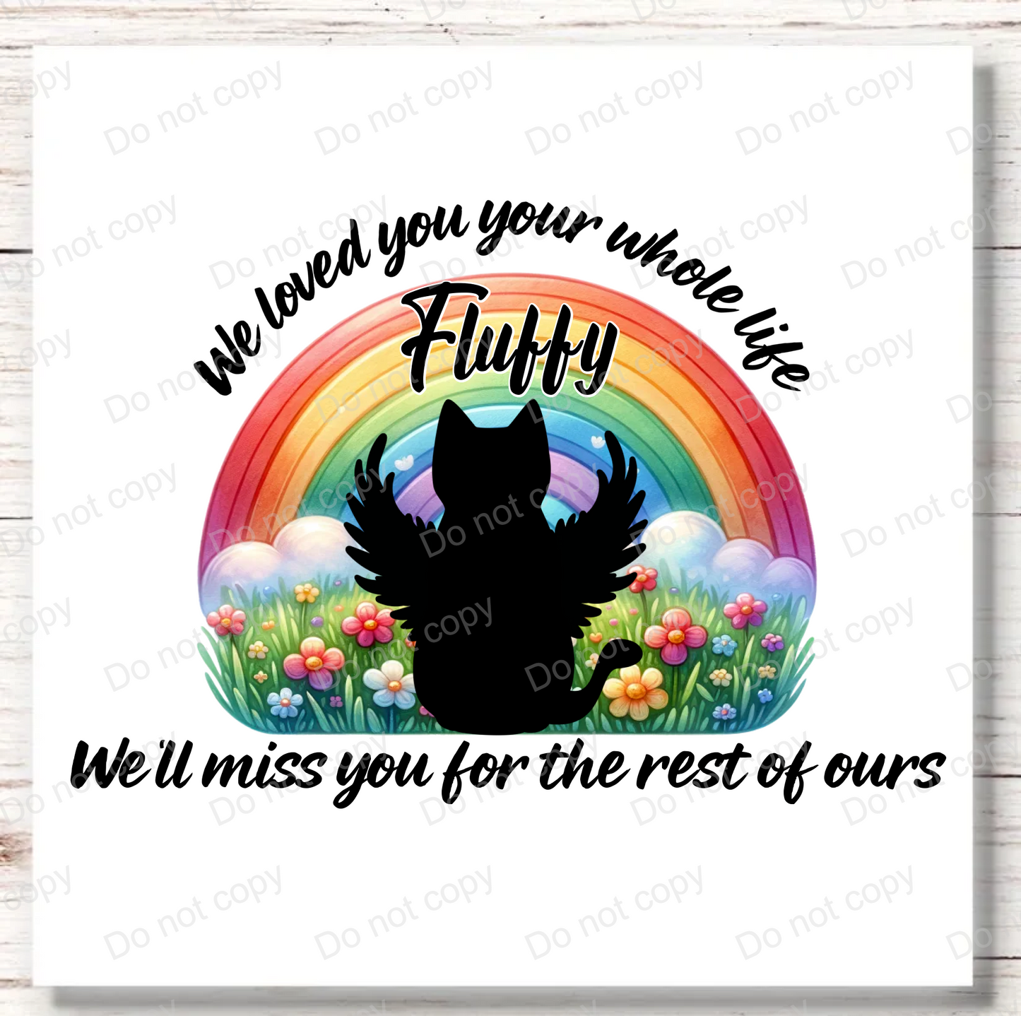 UVDTF Rainbow Bridge, Pet memorial