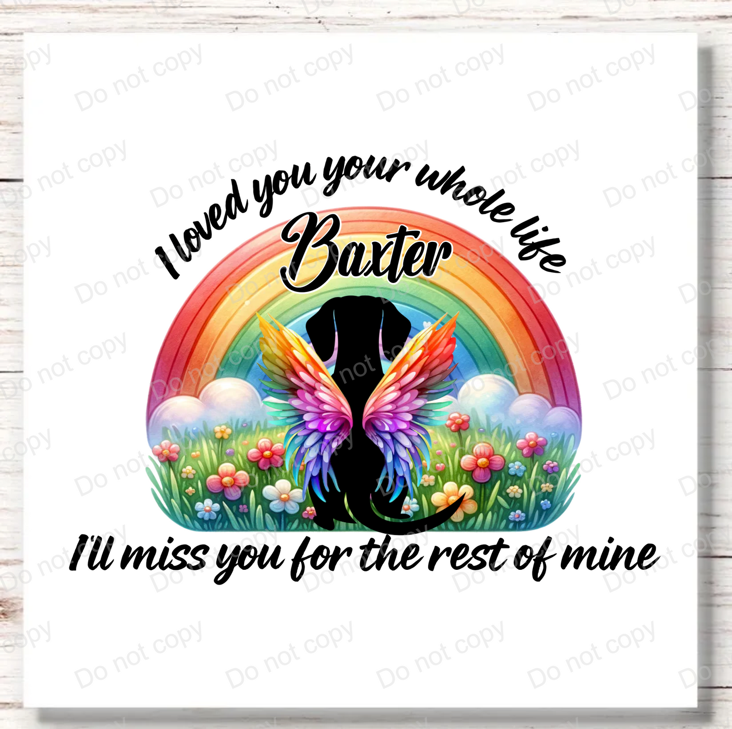 UVDTF Rainbow Bridge, Pet memorial