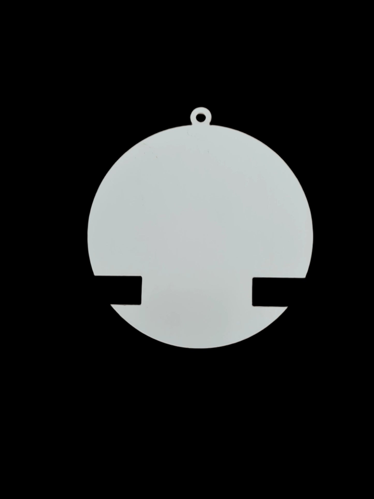 Acrylic Ribbon Bauble Tree Decoration (bottom ribbon) - Mackie Direct