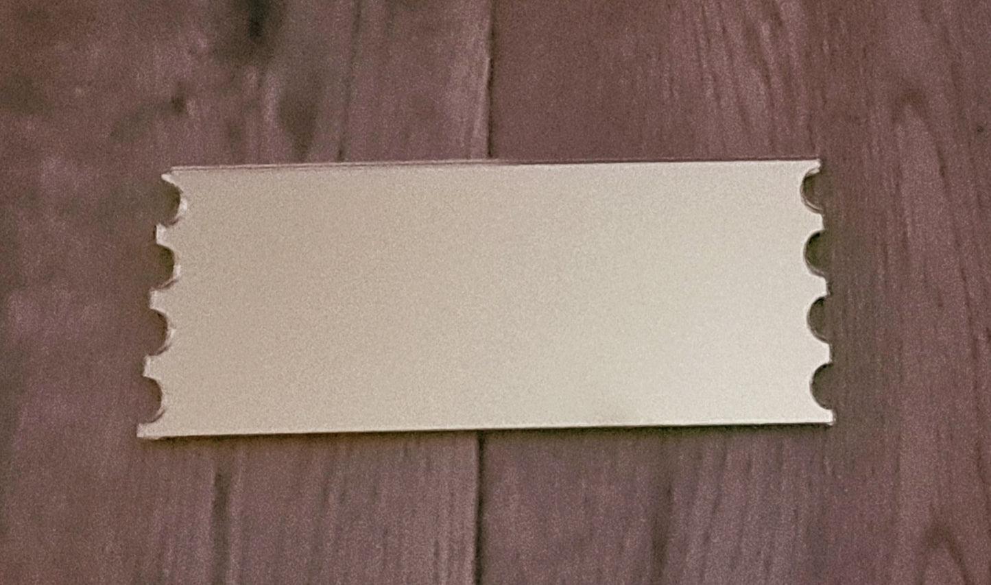 Acrylic Ticket