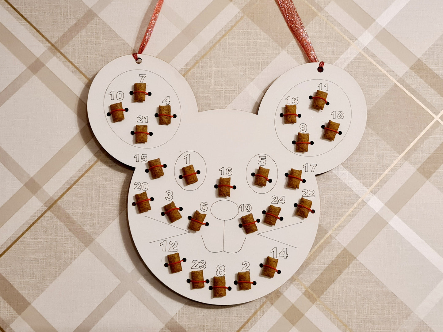 MDF Cat Advent Calendar (Mouse Head)
