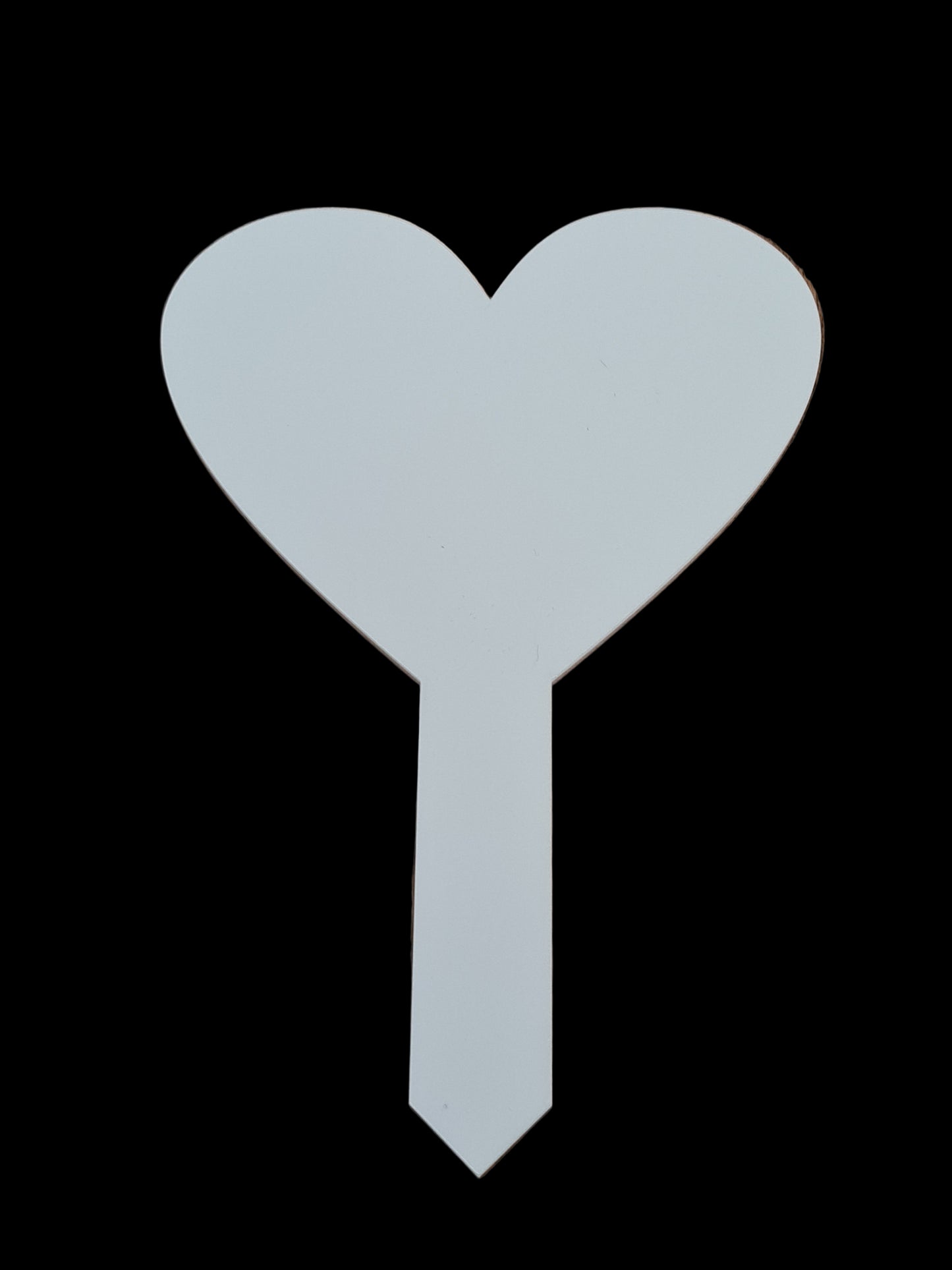 Heart Shaped Acrylic Grave Marker - Mackie Direct