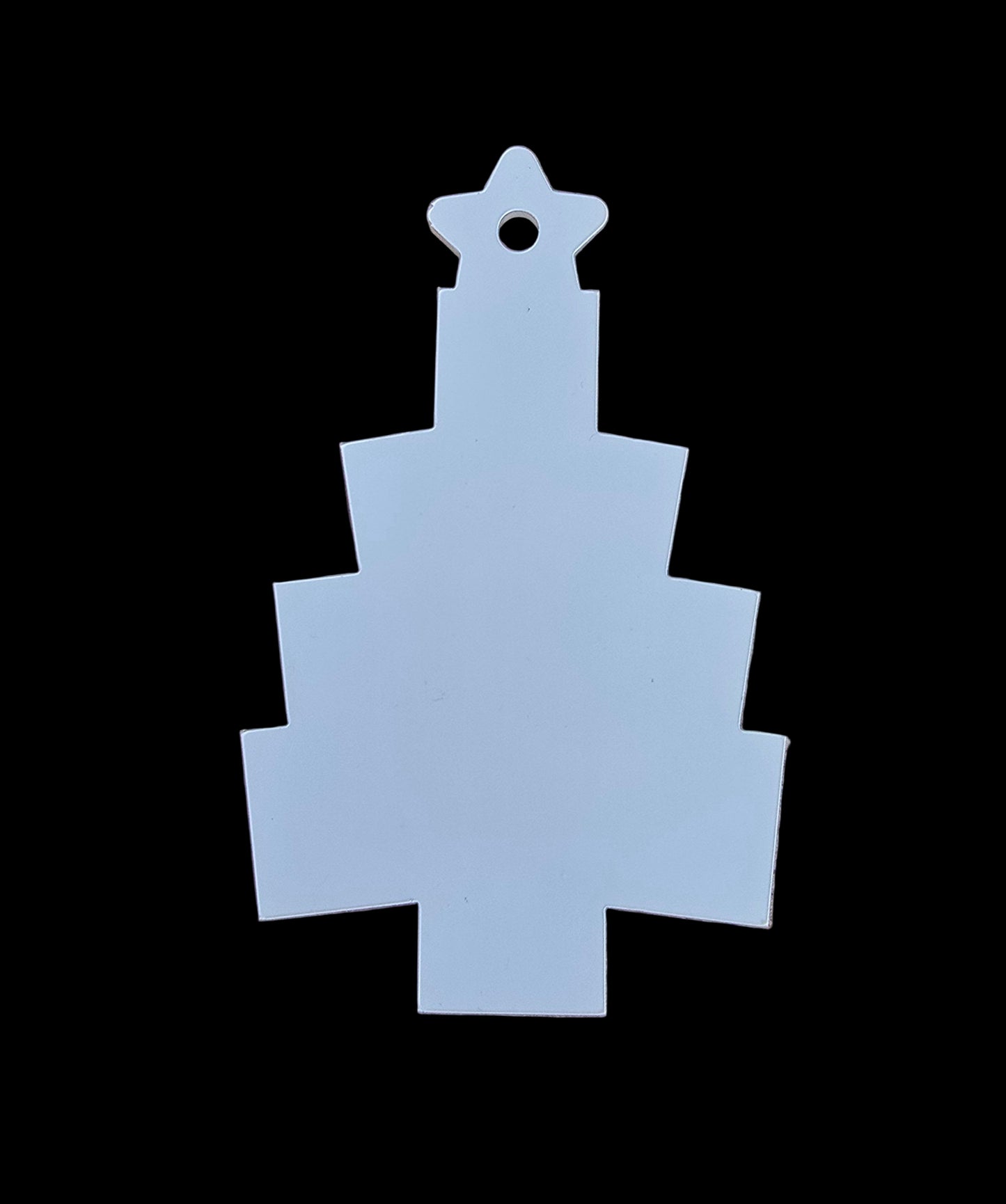 Acrylic Photo Tree Shaped Christmas Bauble- Mackie Direct