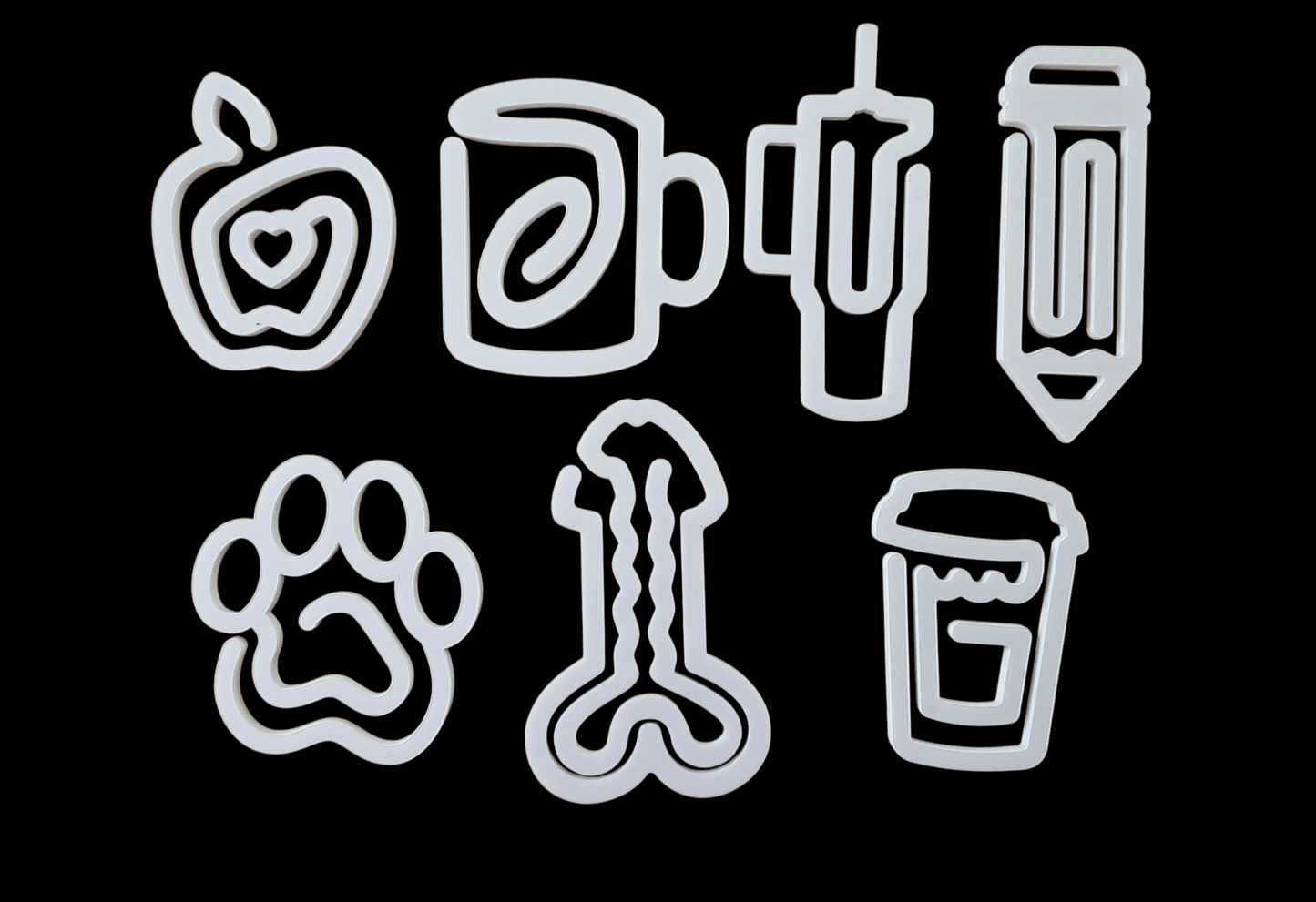 Acrylisub Sublimation Coated Acrylic Paperclip / Bookmark