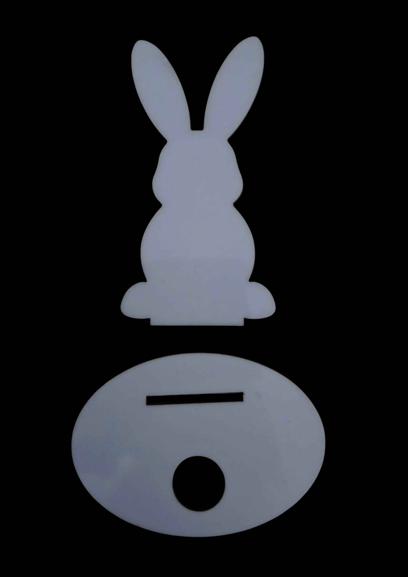 Sublimation MDF Easter Bunny Egg Holder