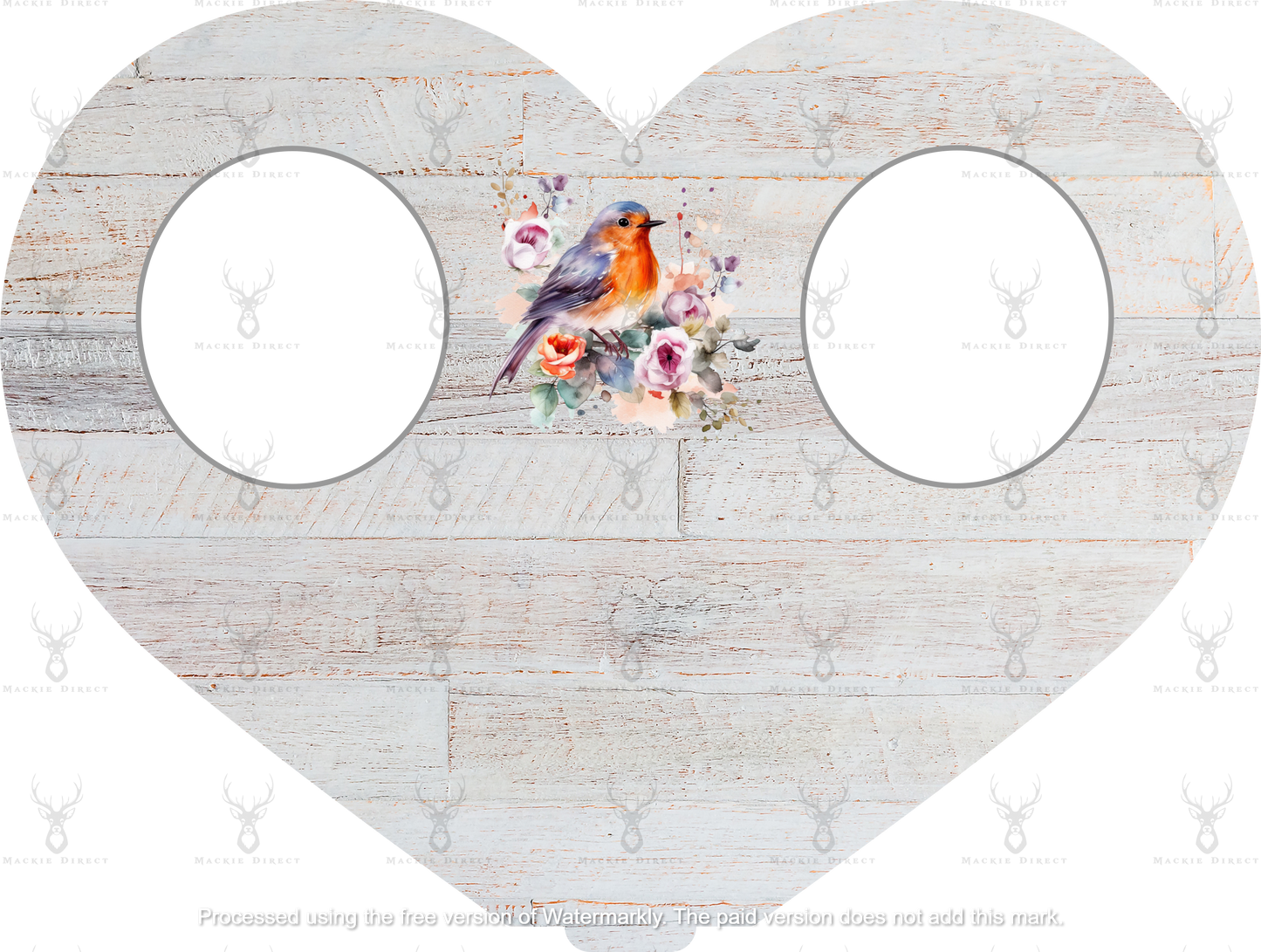 Heart Double Chair Stand Design 4 - Digital Download only