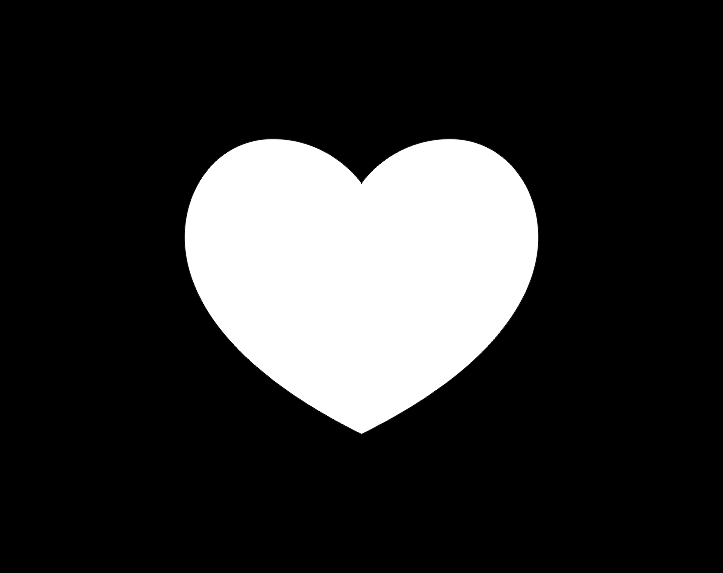 Premium Sublimation Coated Acrylic 3cm Heart