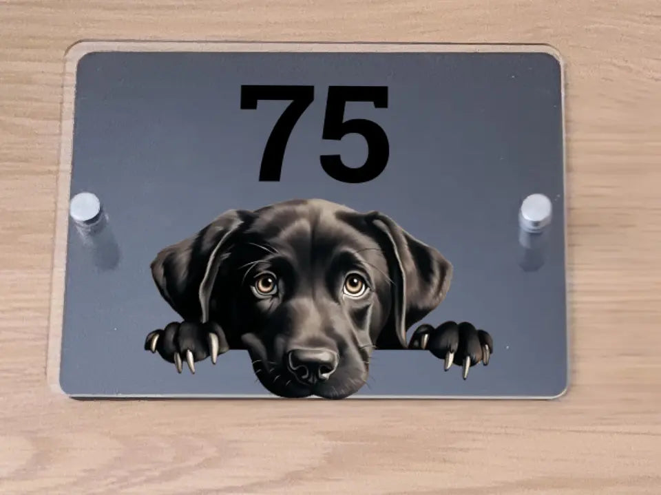 UV Printed Dog Door Sign