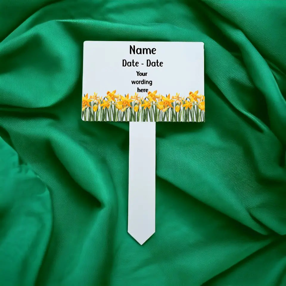 UV printed Grave Marker / Stake - Mackie Direct