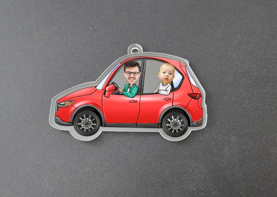 UV Printed 2 Person Car/Taxi Car Hanger - Mackie Direct