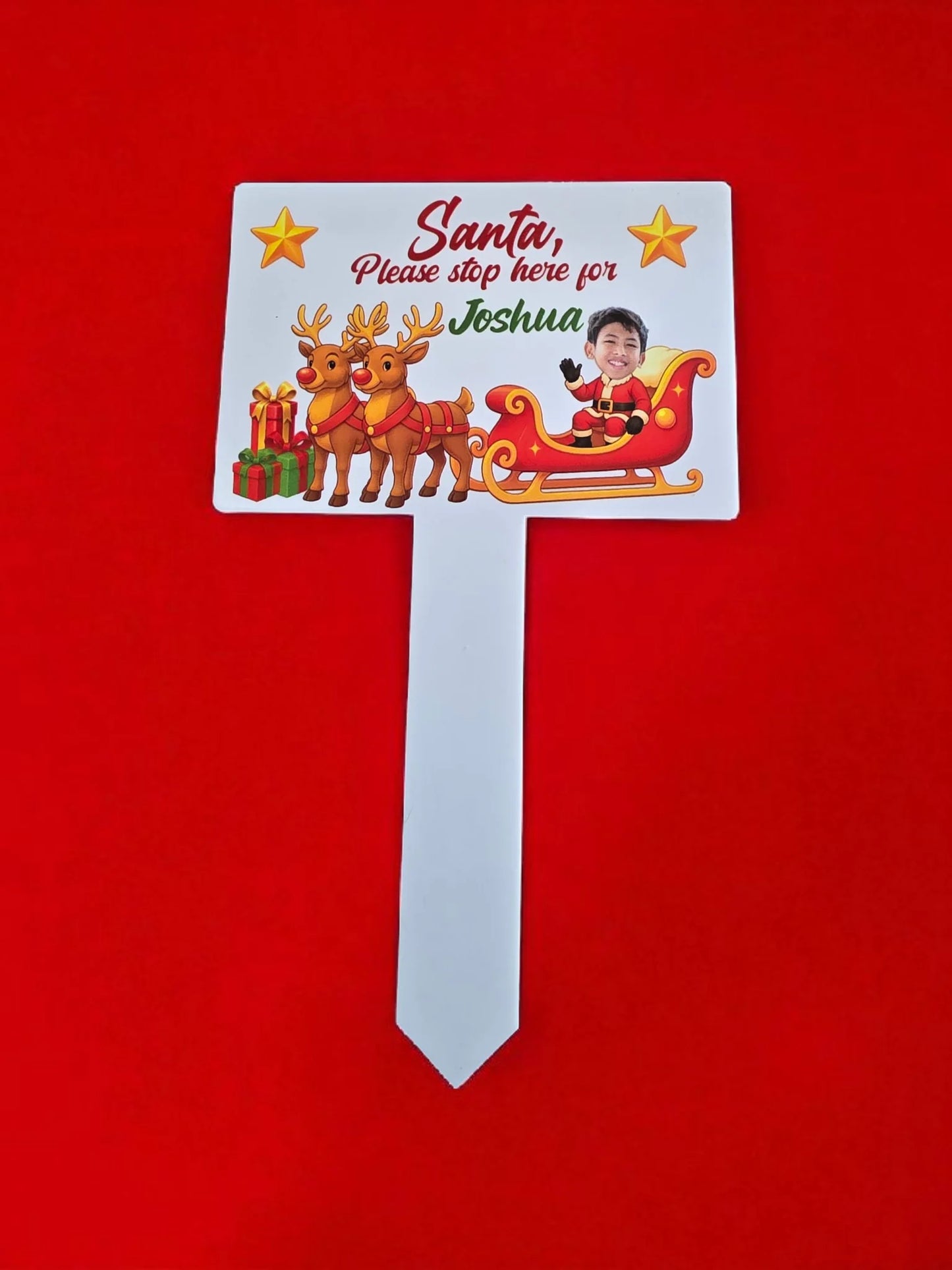 Santa Stop Here UVDTF