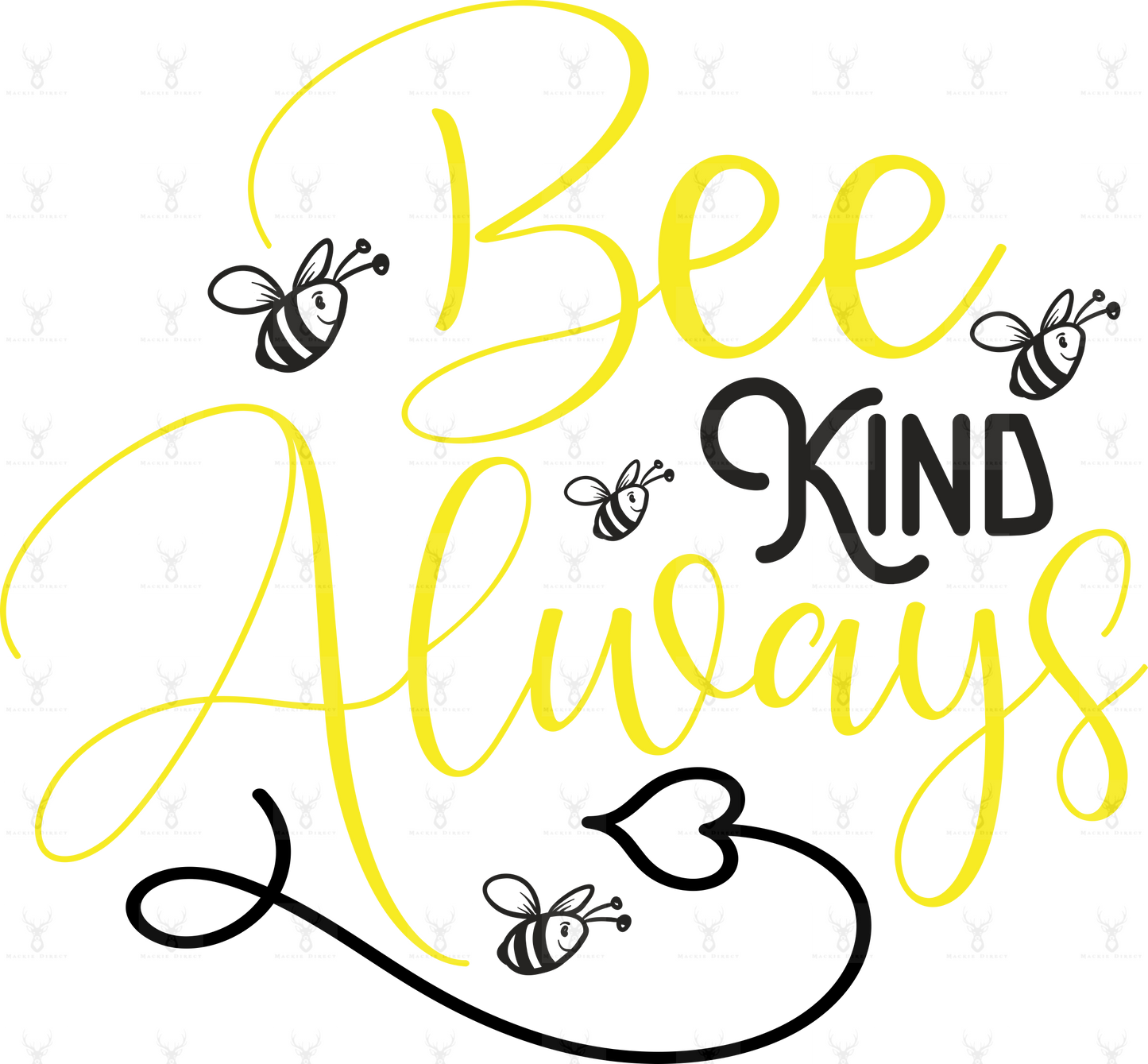 DTF Bee Kind Transfer