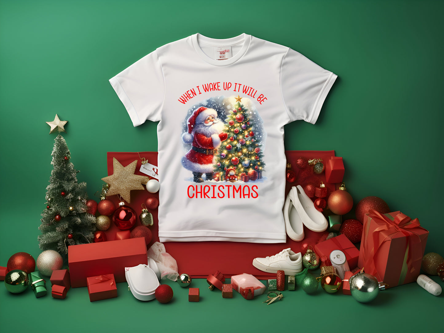 DTF When I wake up it will be Christmas