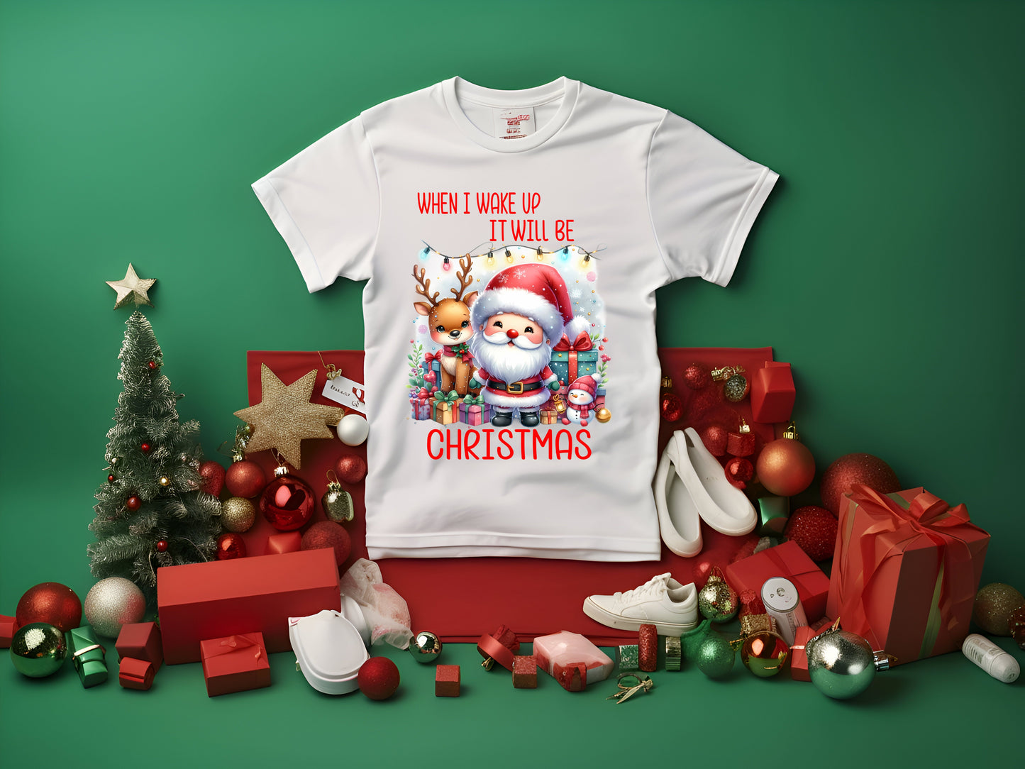 DTF When I wake up it will be Christmas