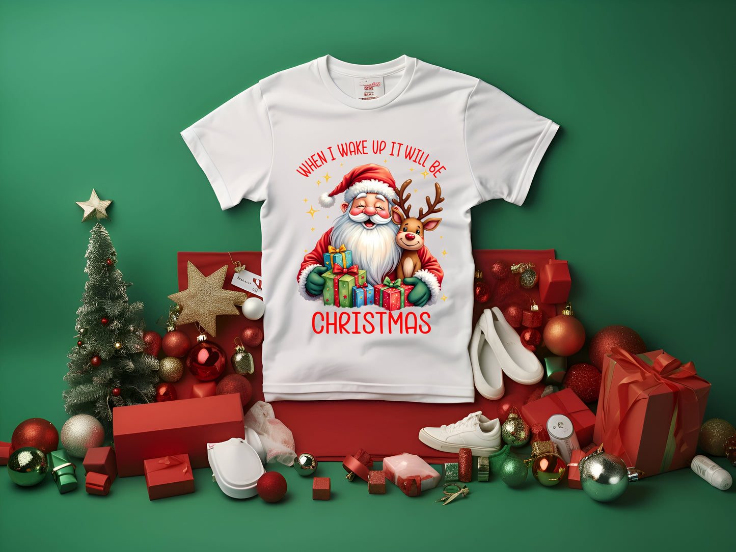 DTF When I wake up it will be Christmas