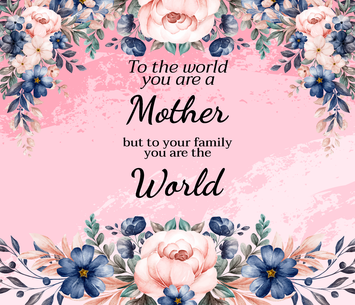 20oz Skinny Tumbler Sublimation Print - Mothers Day