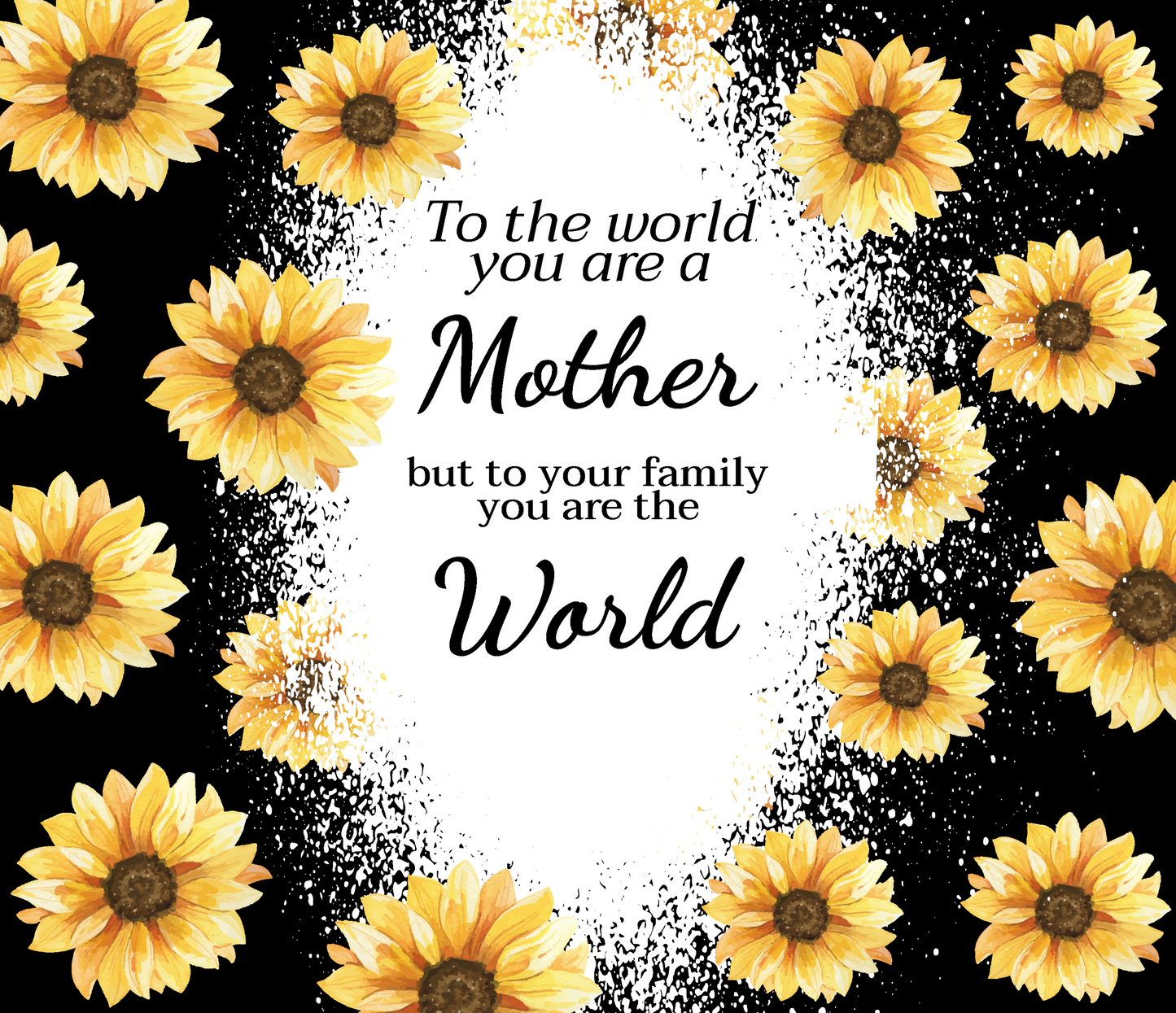 20oz Skinny Tumbler Sublimation Print - Mothers Day