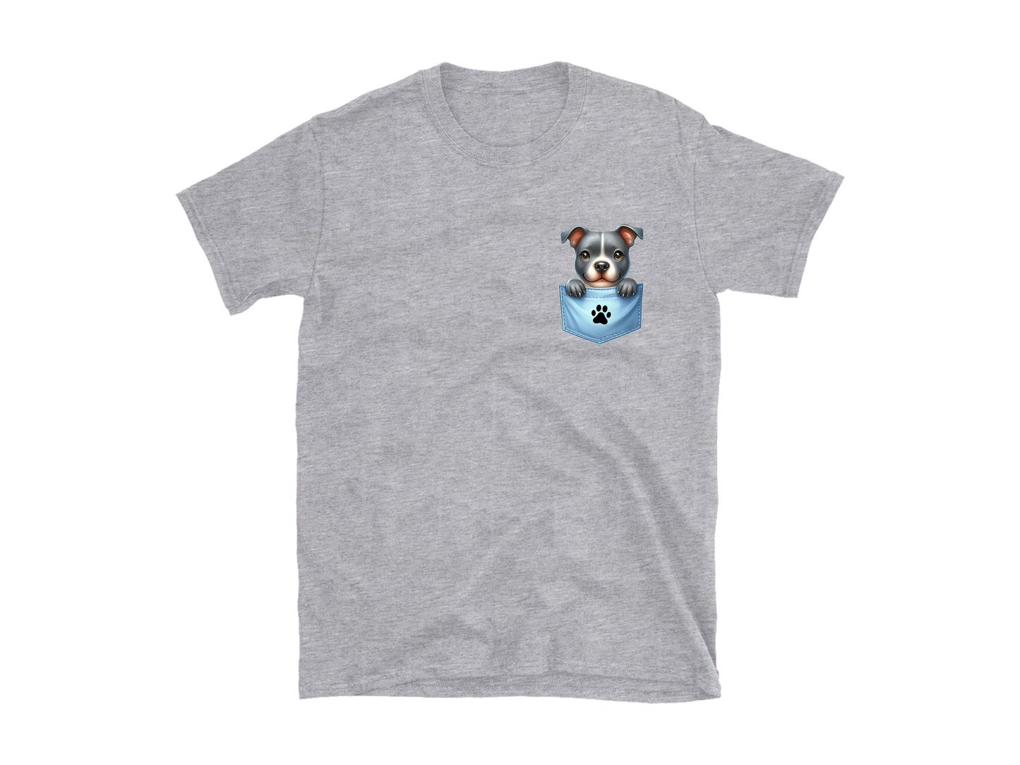DTF Dog in a Pocket Transfer - Mackie Direct