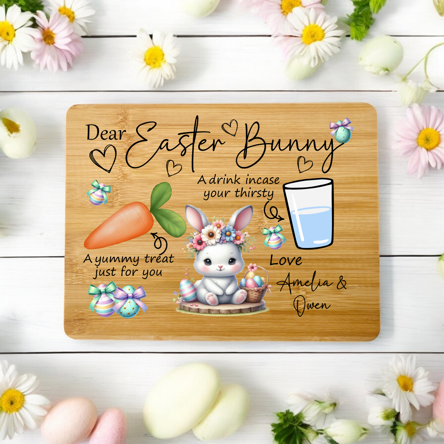 UV Printed Easter Treat Board - Fully Personalised