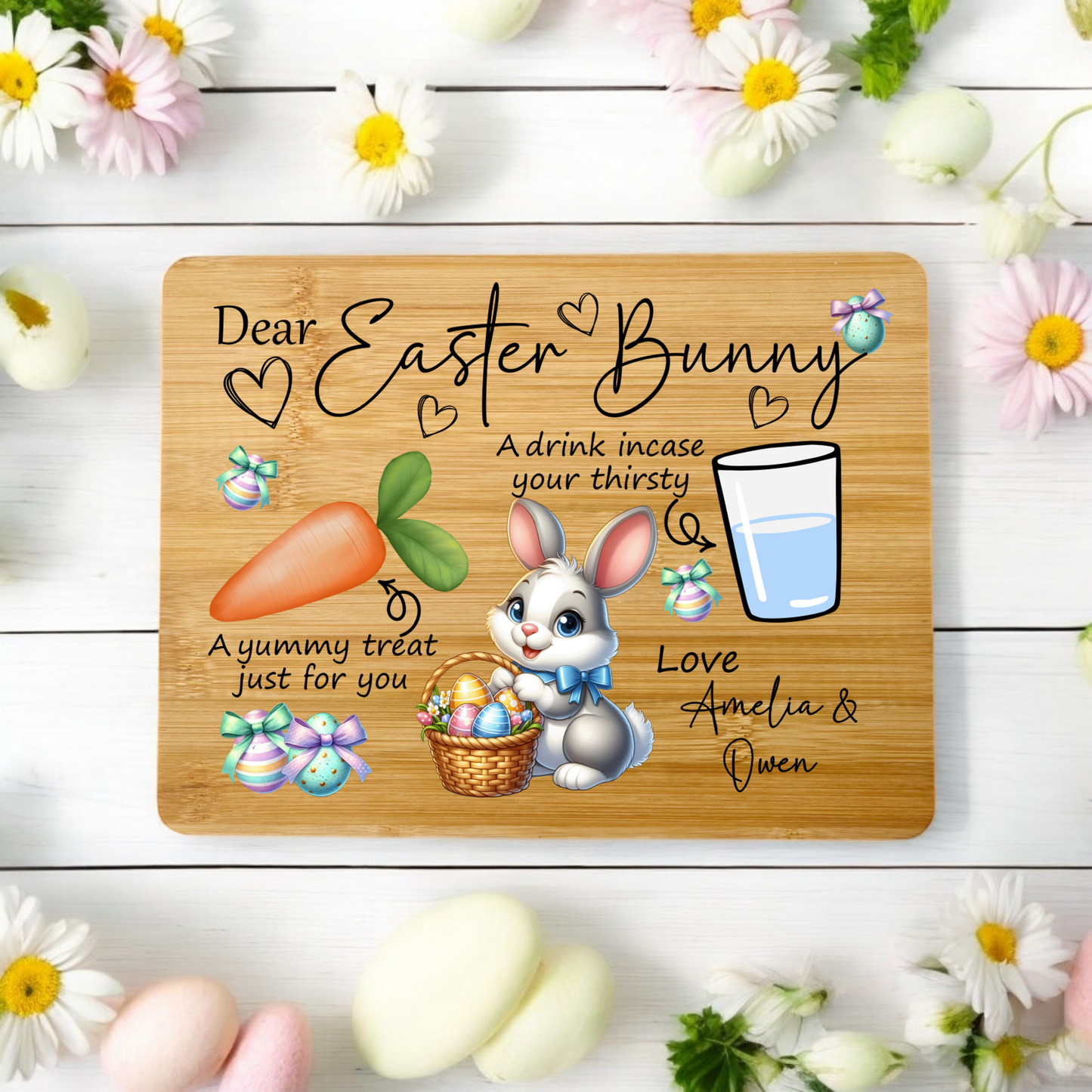 UV Printed Easter Treat Board - Fully Personalised