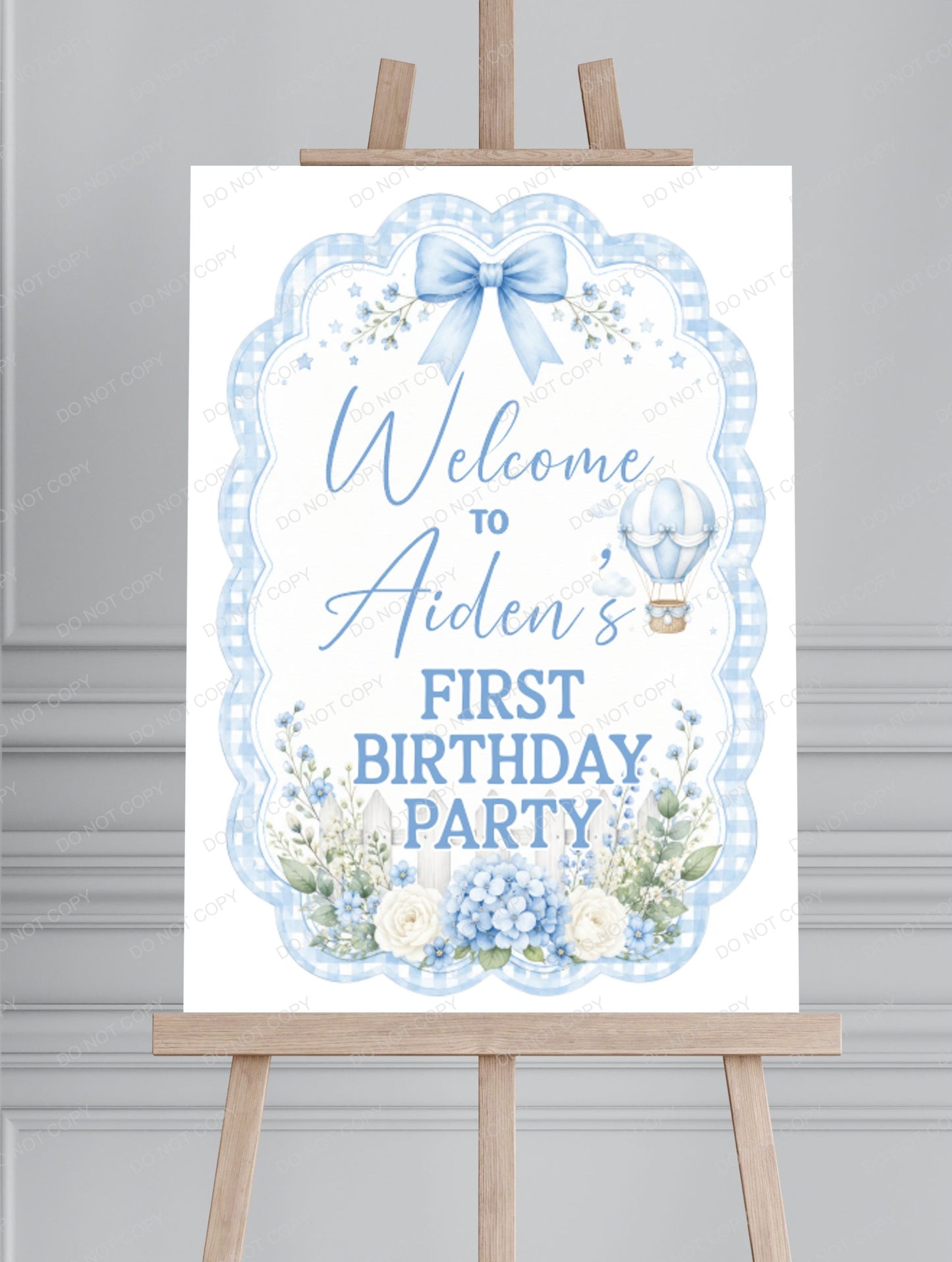 Birthday Printed Board Welcome Sign - Mackie Direct