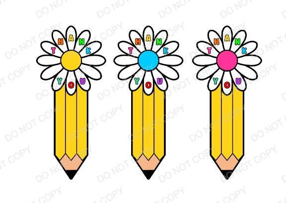Flower Pencil - Digital Download Only