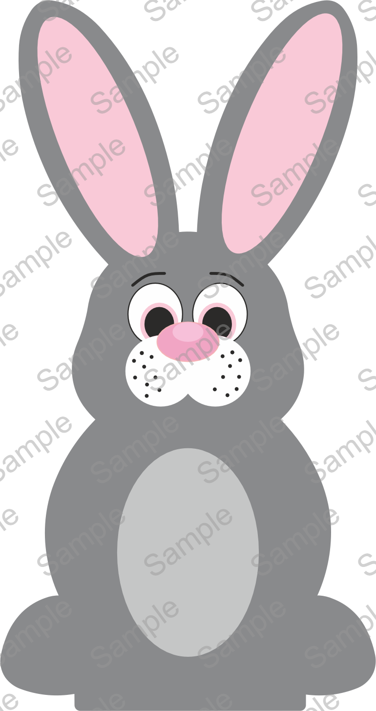 Easter Bunny Egg Holder Set 1 - Digital Download Only