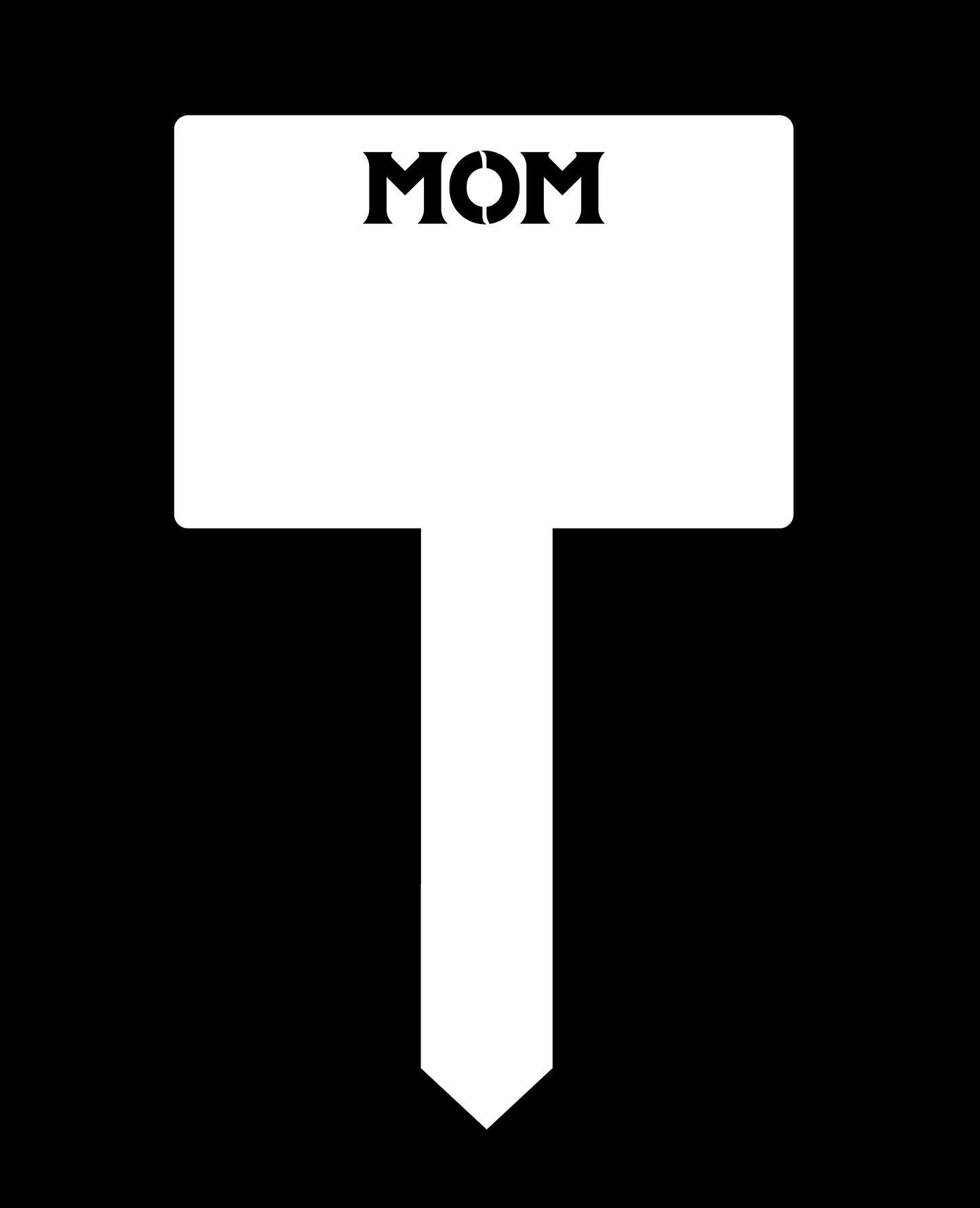 Relative Acrylic Grave Marker - Mackie Direct