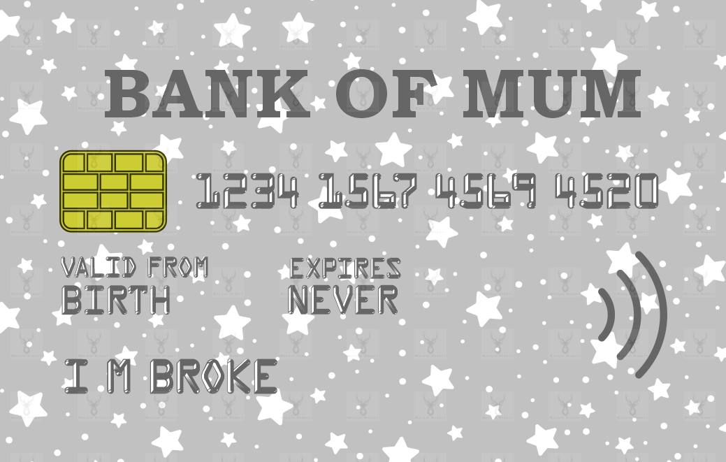 Bank of Mum/Mom/Mam - Digital Download only