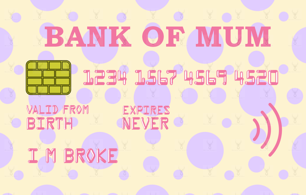 Bank of Mum/Mom/Mam - Digital Download only