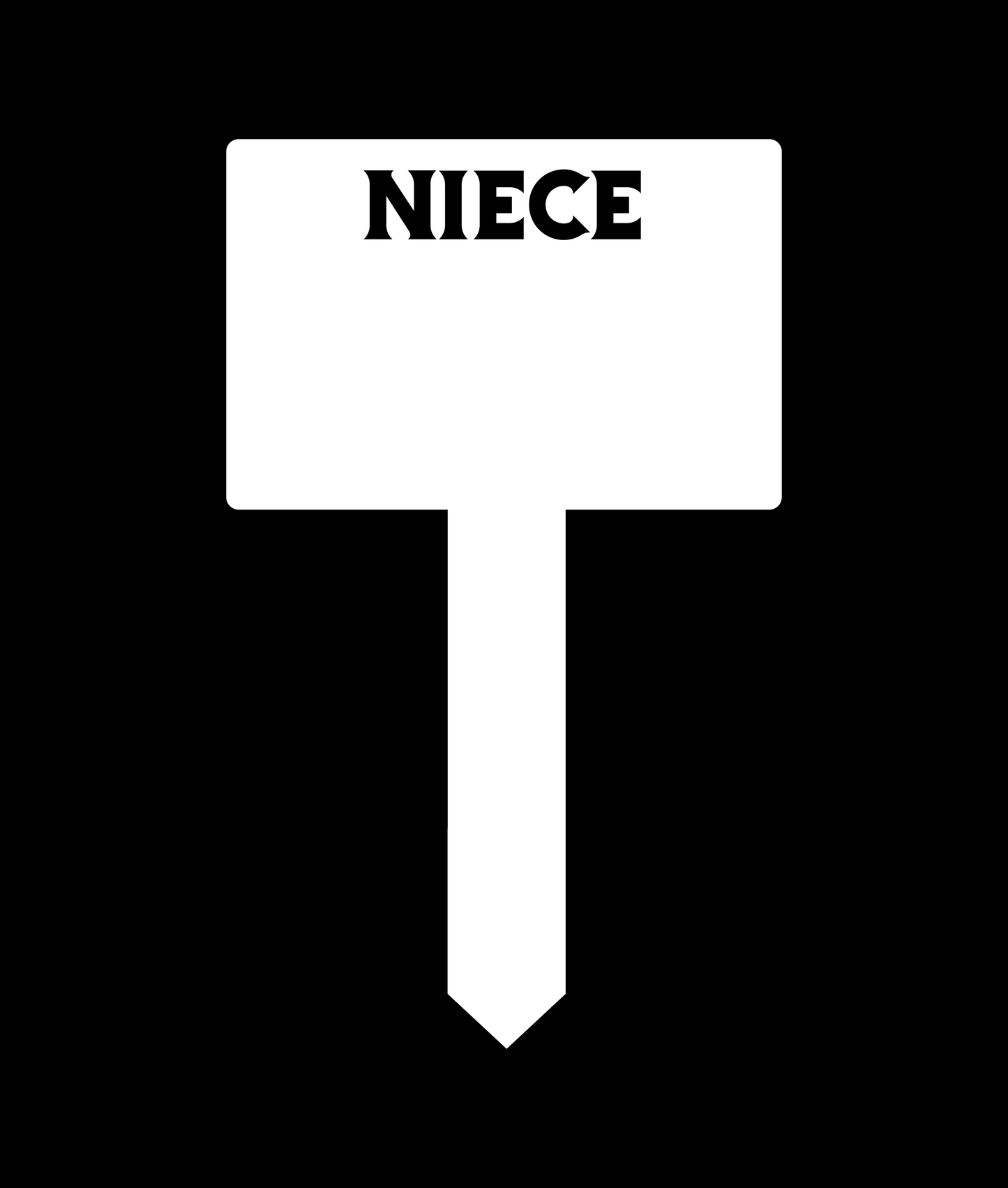 Relative Acrylic Grave Marker - Mackie Direct