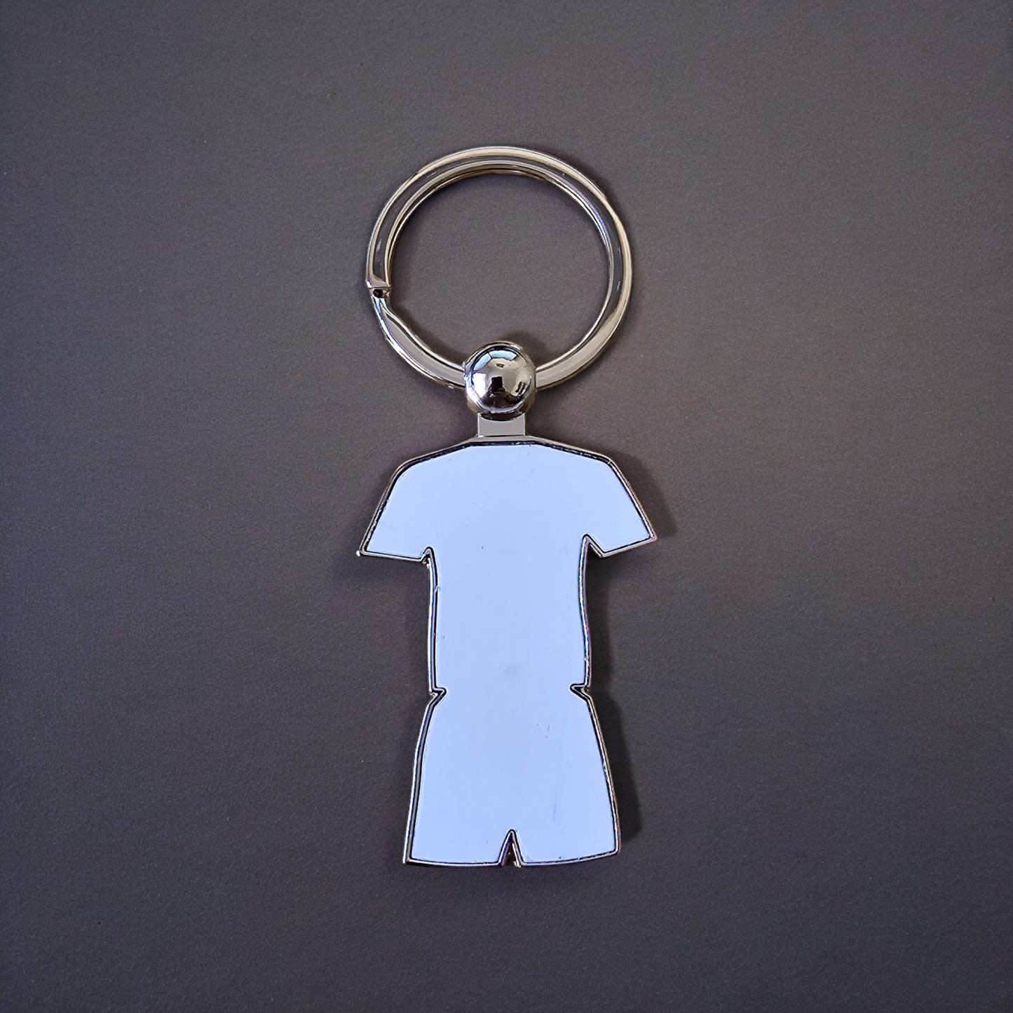Sublimation Metal Football Strip Keyring - Mackie Direct