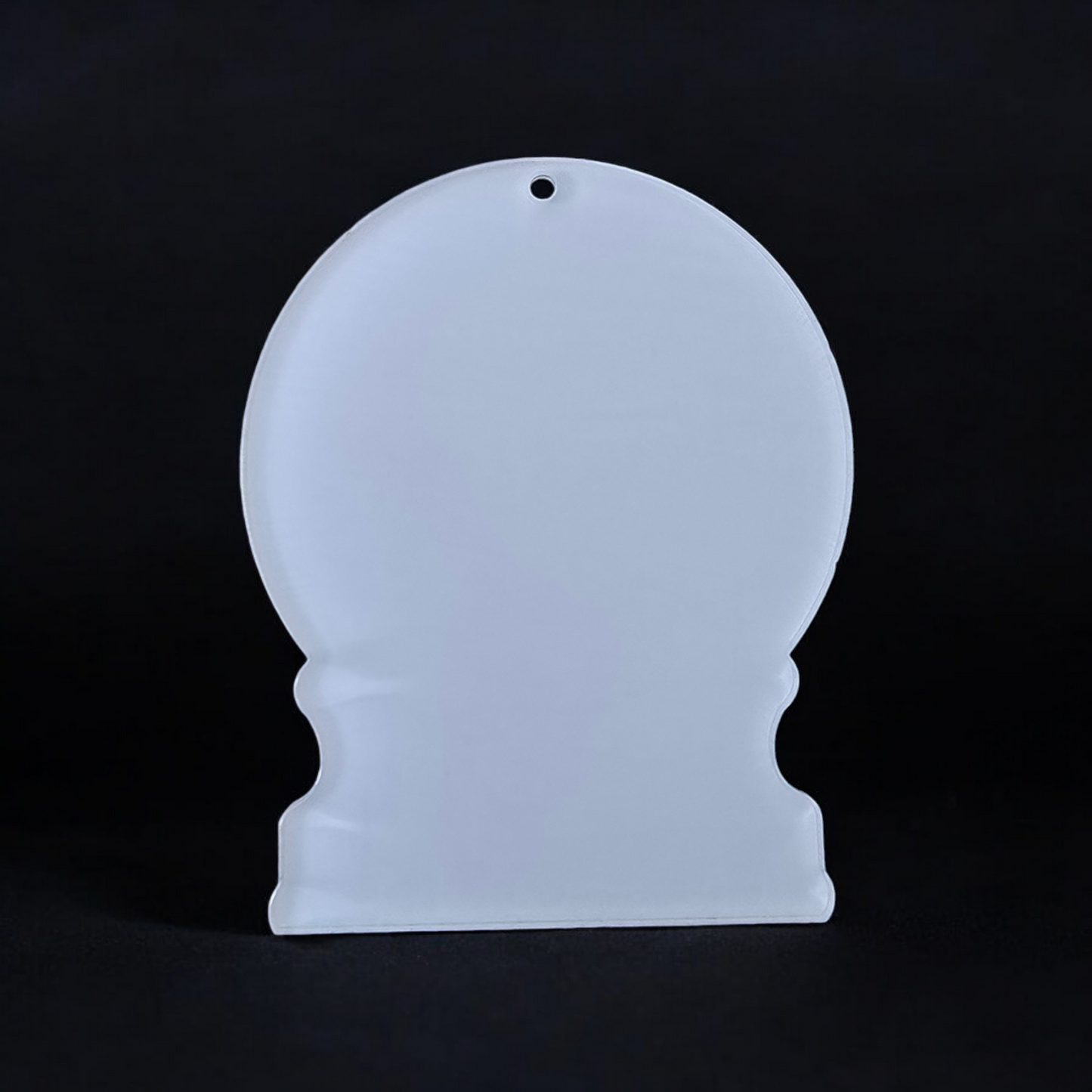 Premium Sublimation Coated Acrylic Snowglobe Bauble Christmas Tree Decoration-Mackie Direct