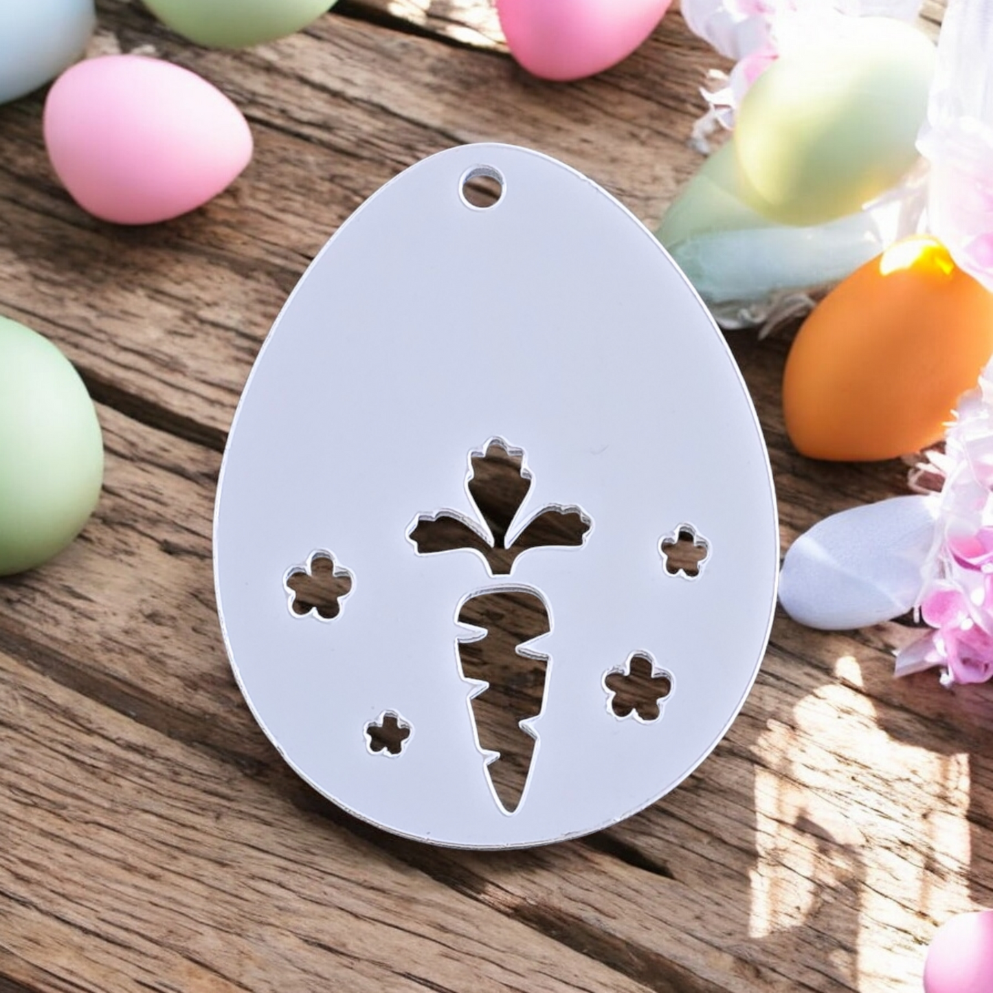Premium Sublimation Coated Acrylic Easter Tags