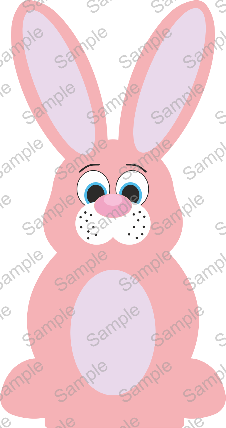 Easter Bunny Egg Holder Set 1 - Digital Download Only