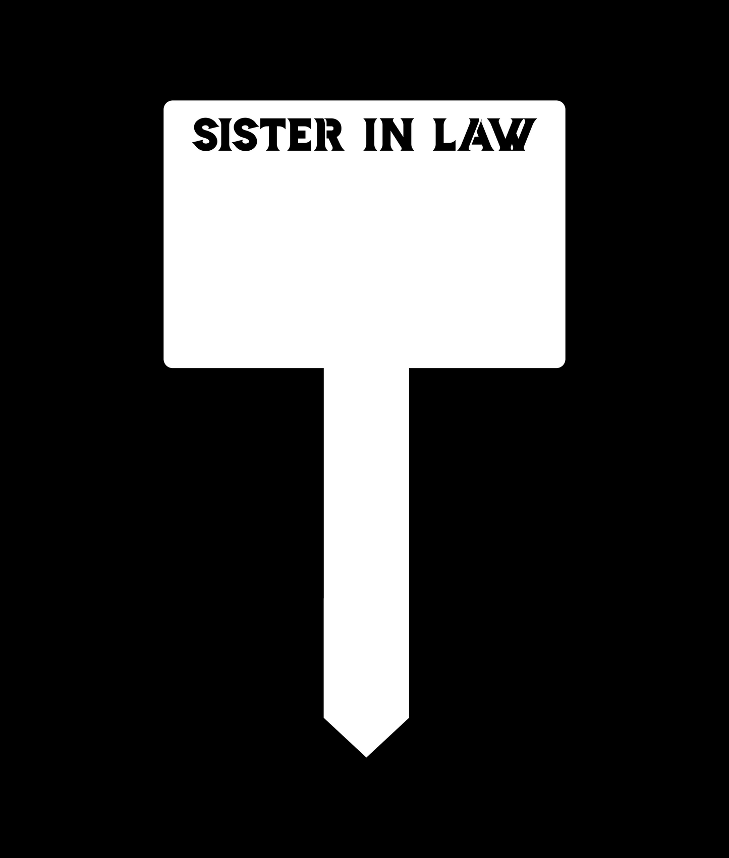 Relative Acrylic Grave Marker - Mackie Direct