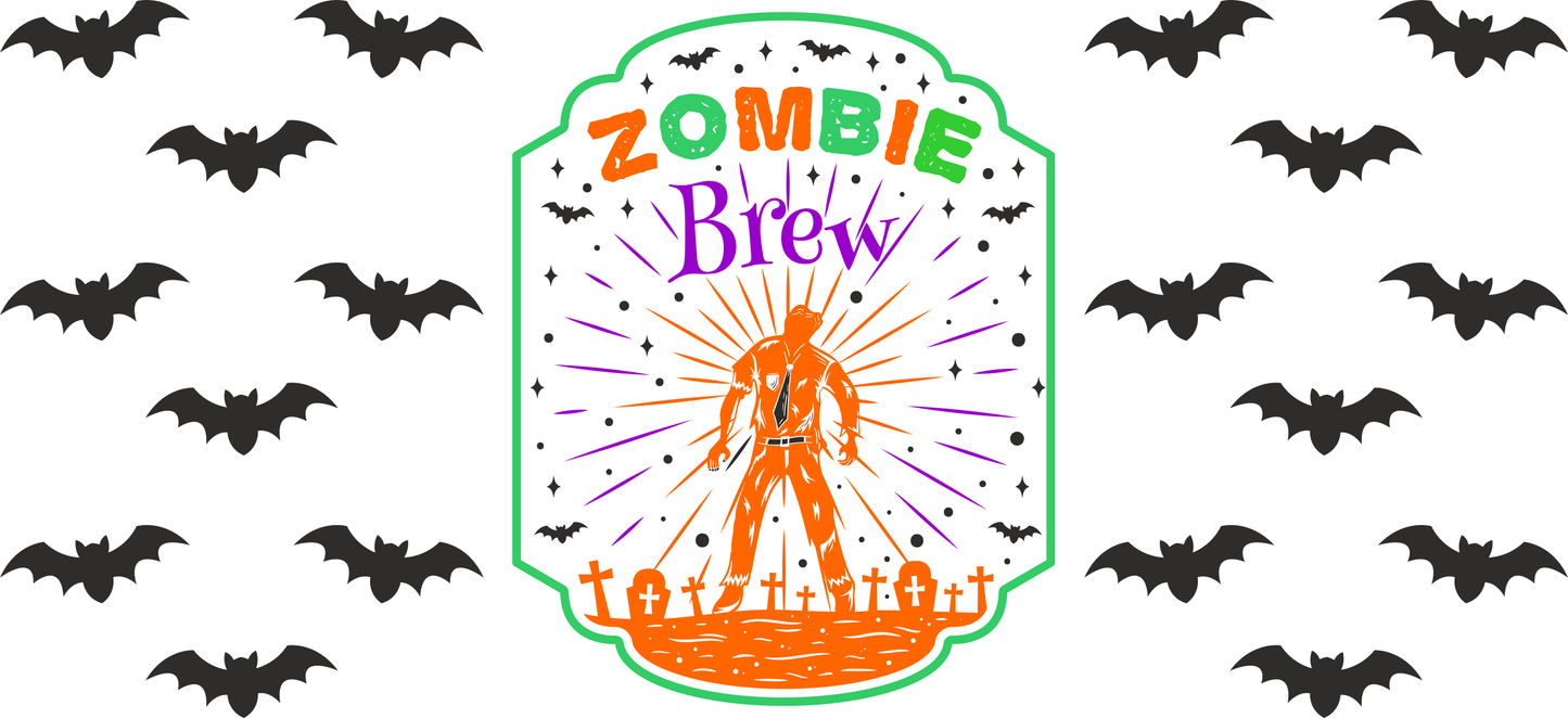 UVDTF 16oz Libbey Glass Wrap - Zombie Brew - Mackie Direct