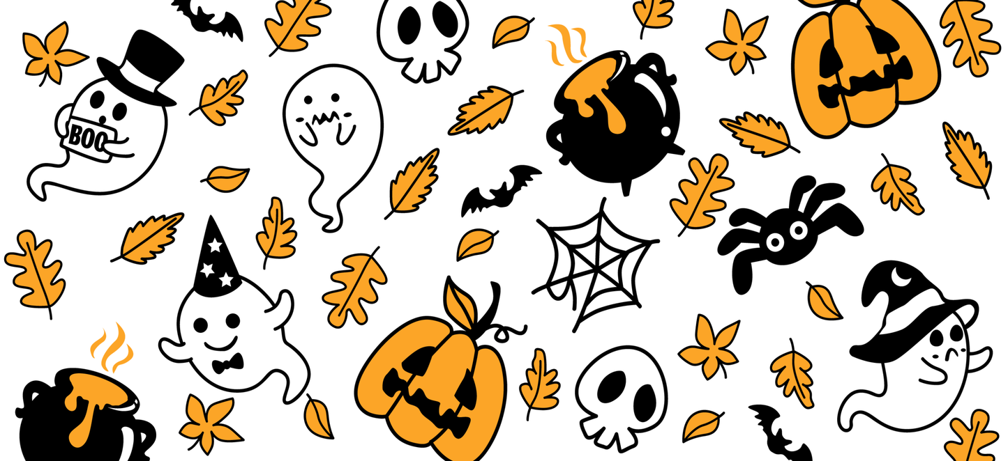 UVDTF 16oz Libbey Glass Wrap - Halloween - Mackie Direct