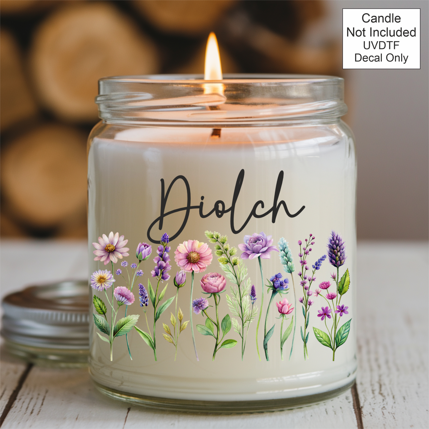 UVDTF Thank you Flowers