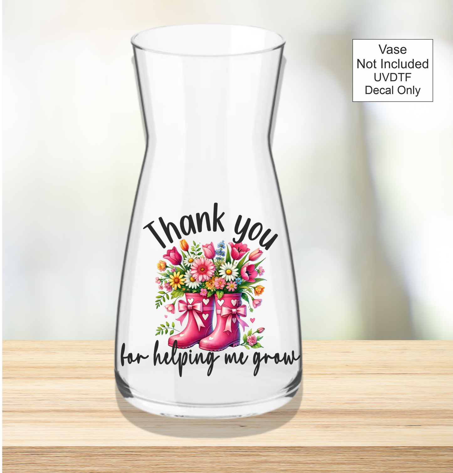 UVDTF Teacher Vases