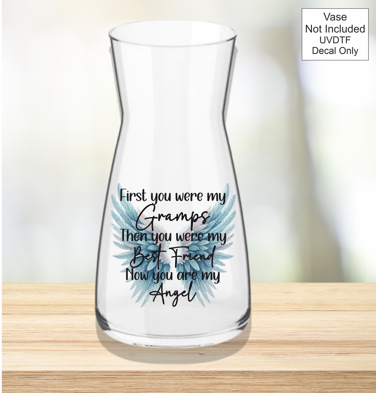 UVDTF First You Were My - Memorial Blue Wings