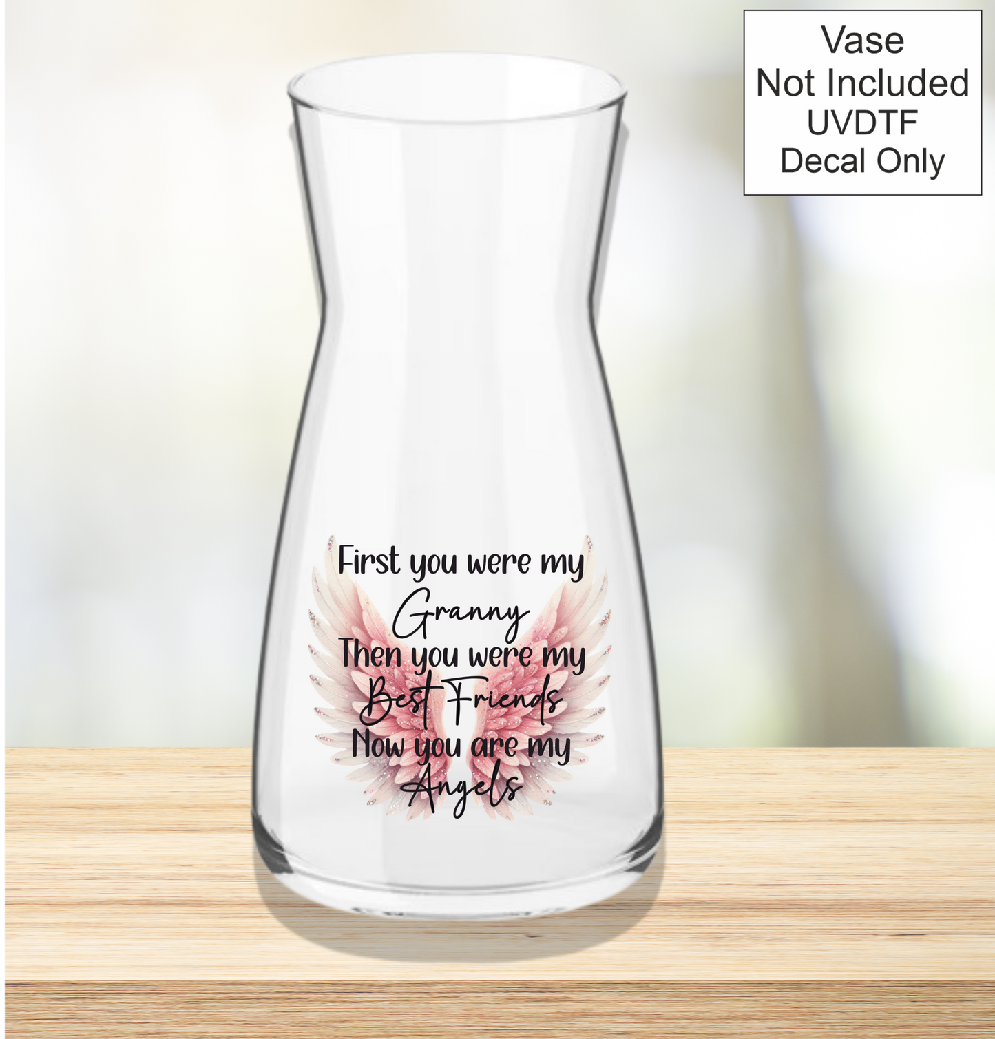 UVDTF First You Were My - Memorial Pink Wings