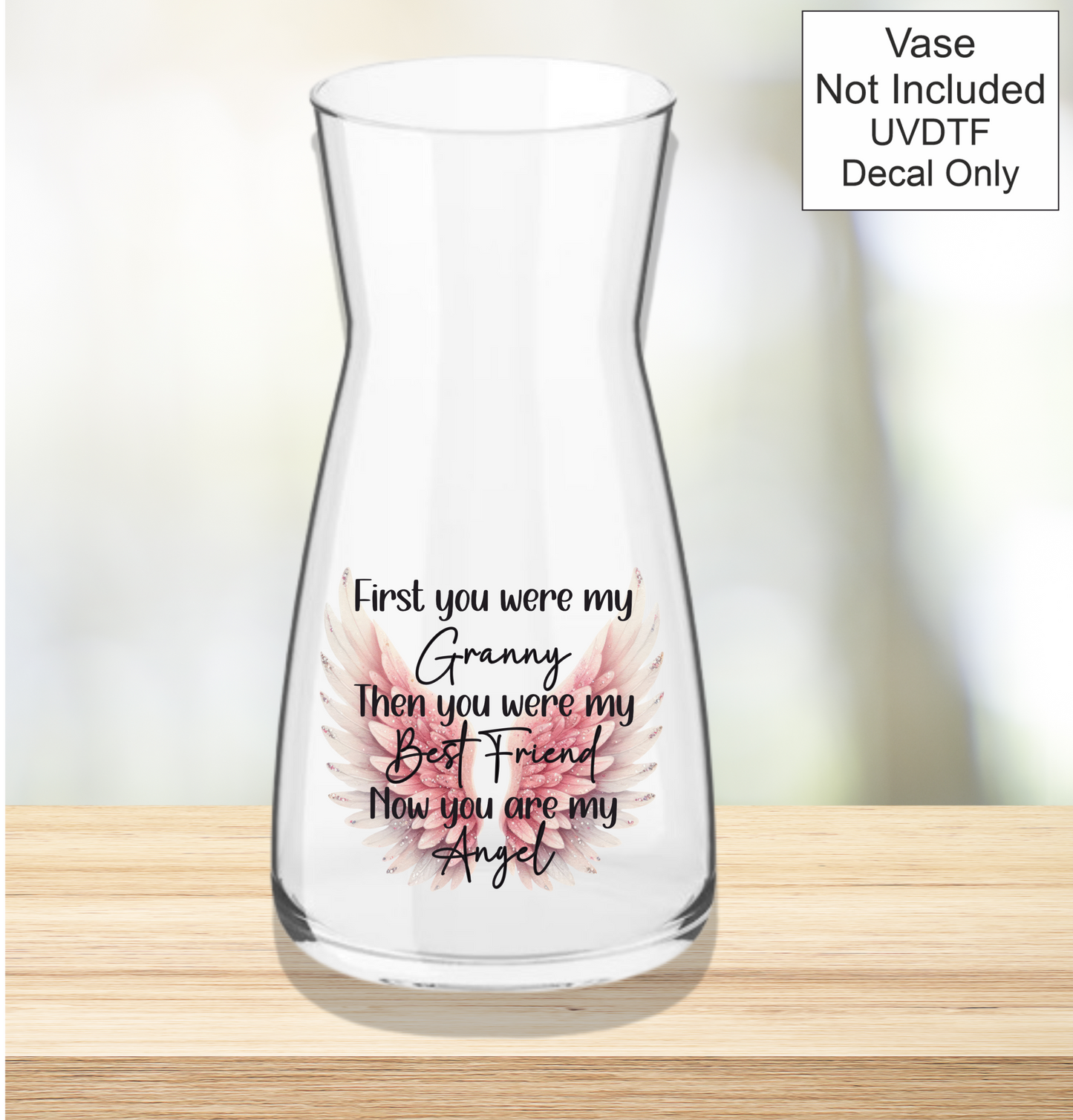 UVDTF First You Were My - Memorial Pink Wings