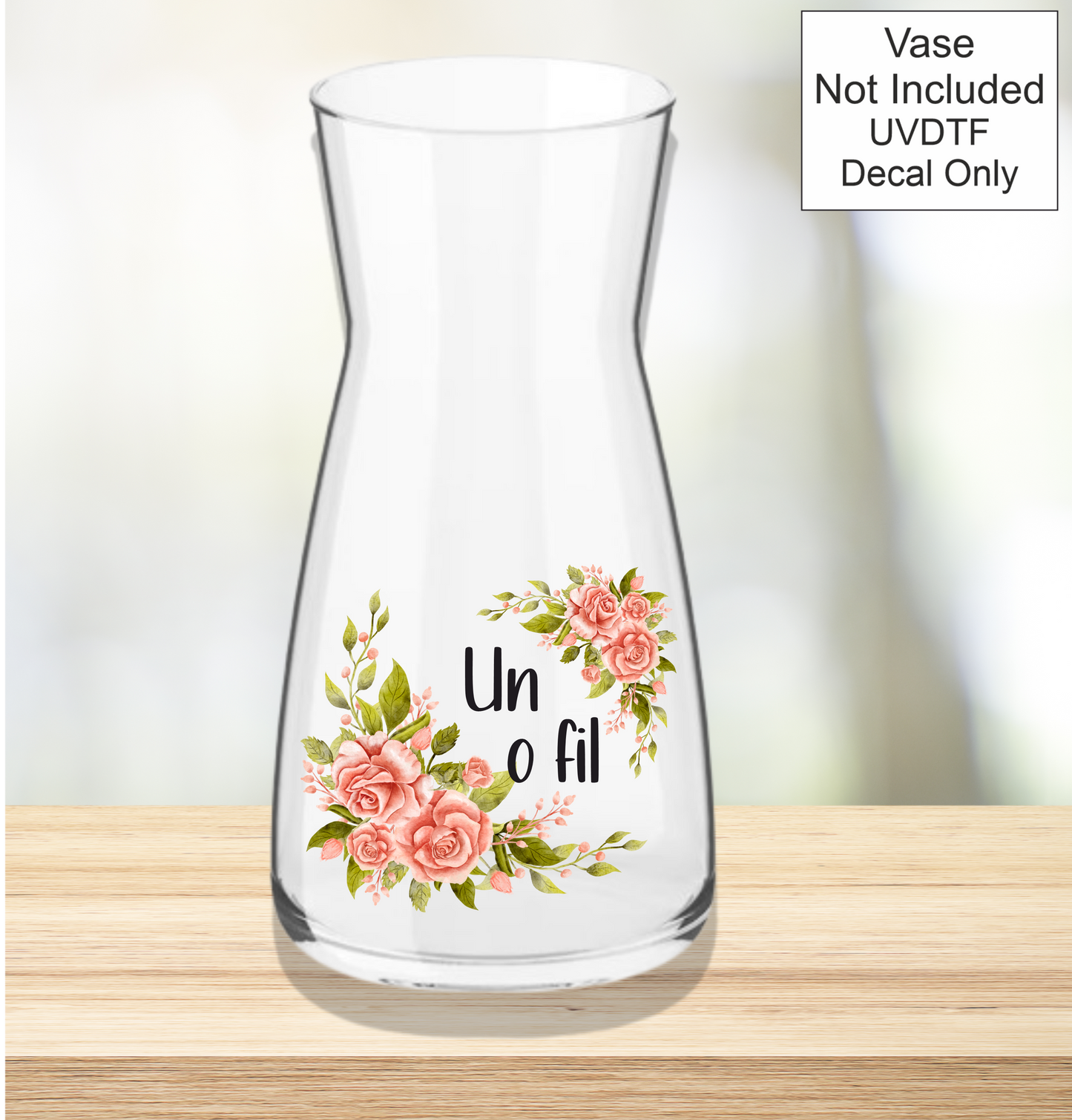 UVDTF Celebration Pink Rose - Welsh
