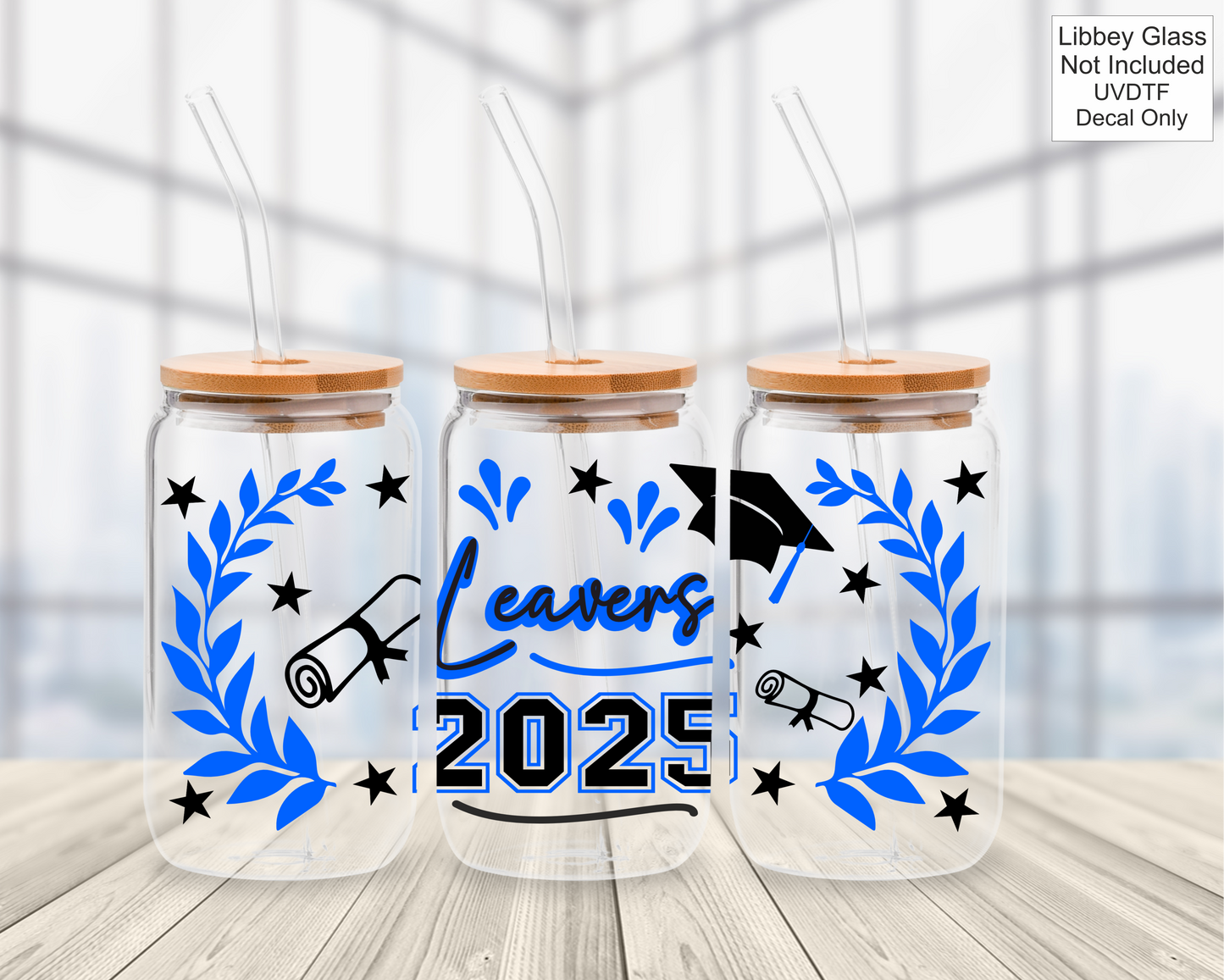 UVDTF 16oz Libbey Glass Wrap - Class Of / Leavers 2025