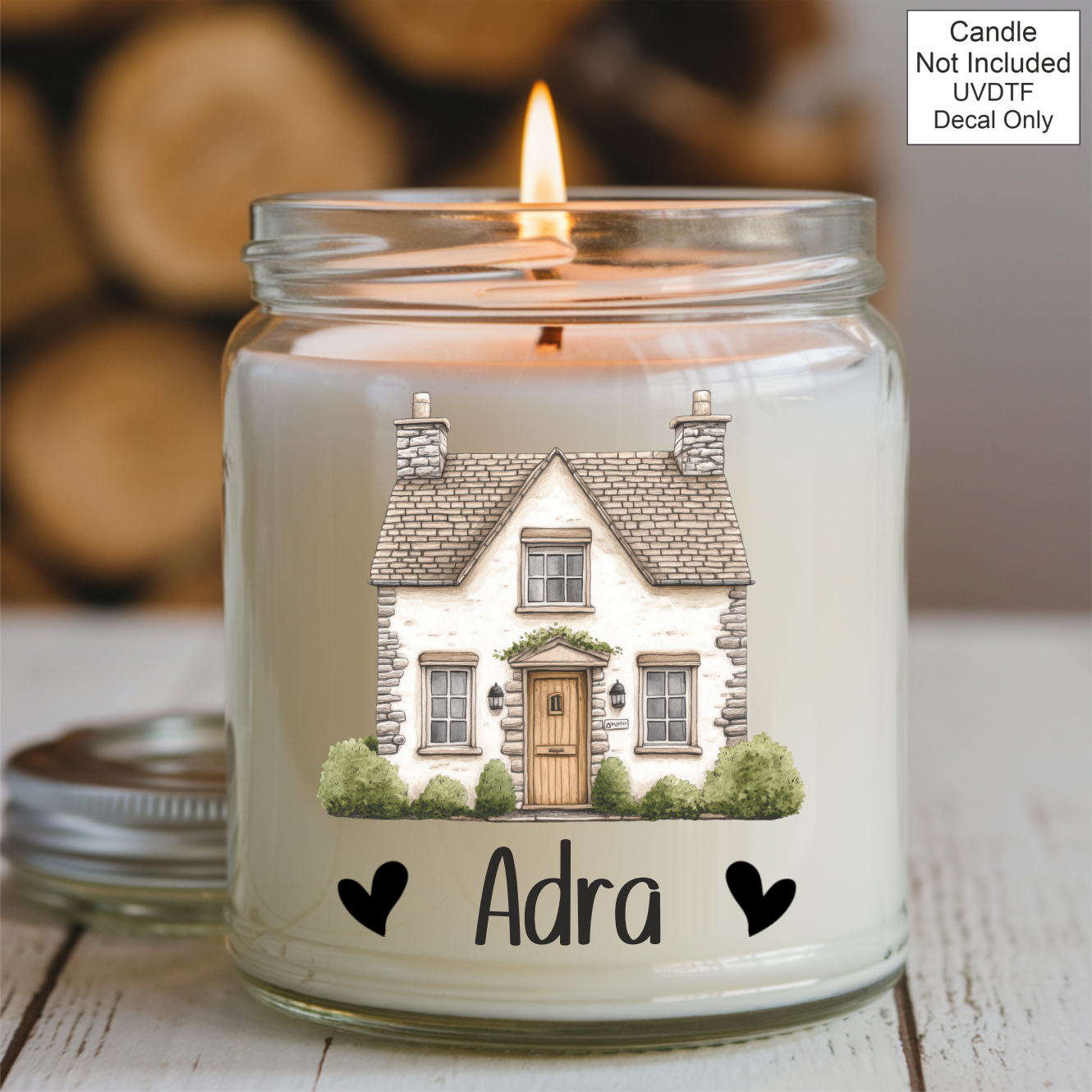 UVDTF New Home Candle - House Design