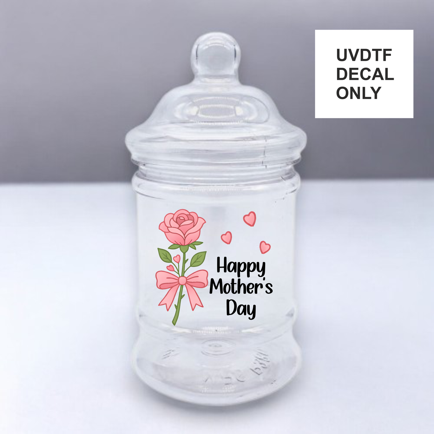UVDTF Happy Mothers Day - sweet jar/candle - Mackie Direct