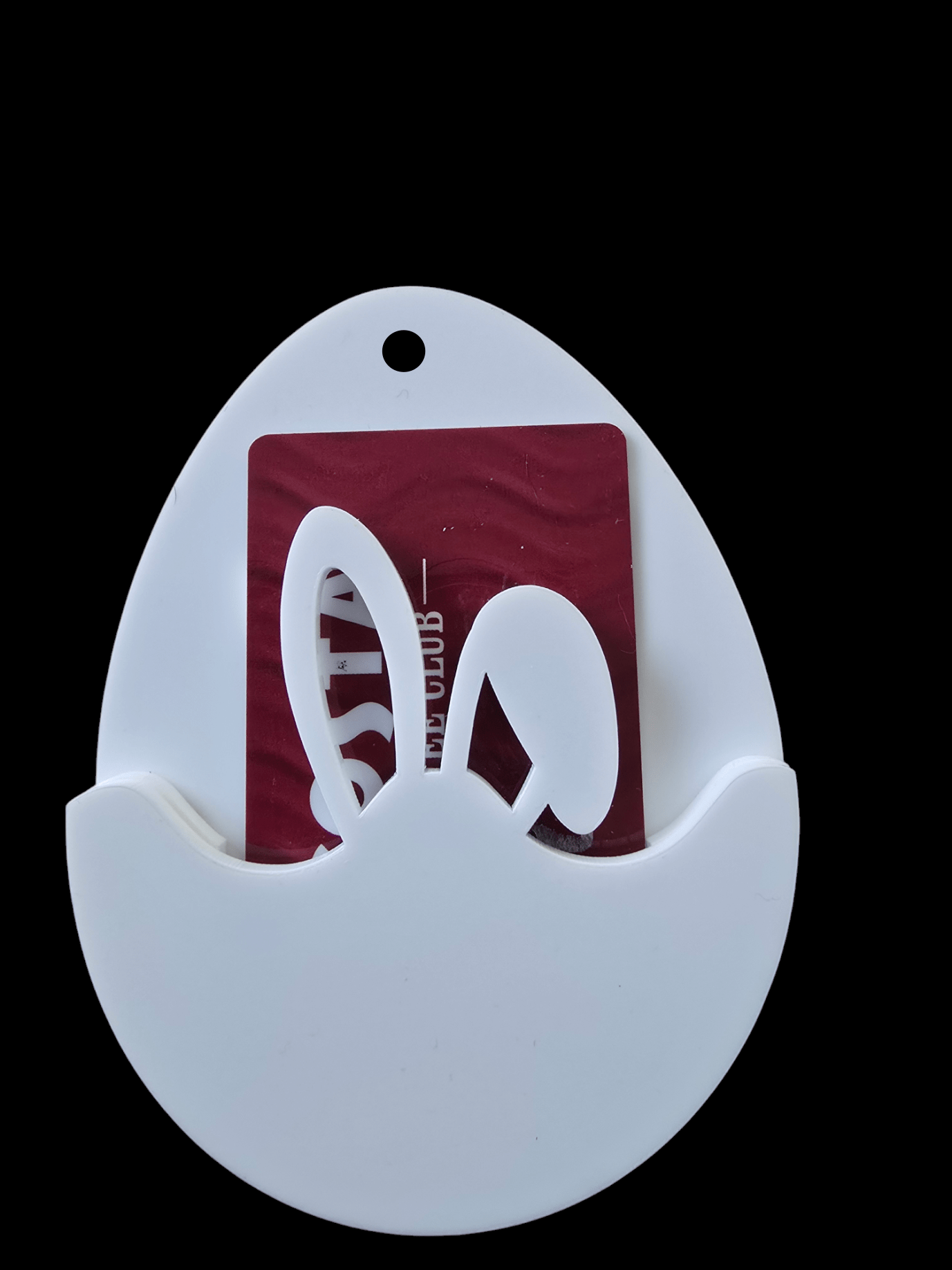 Acrylic Easter Egg Shaped Gift Card Holder - Mackie Direct